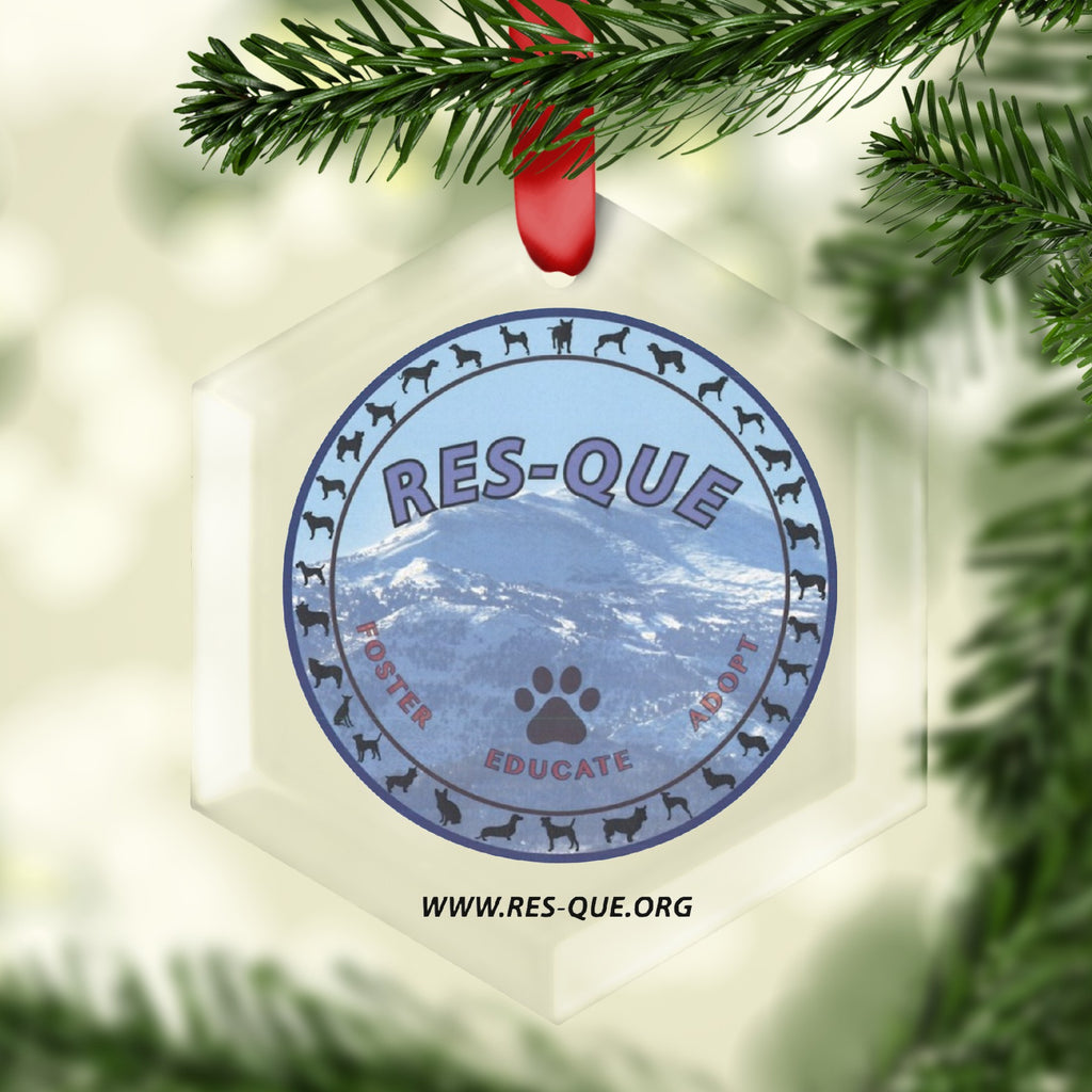 Res-Que Glass Ornament (Free with purchase just add to cart)