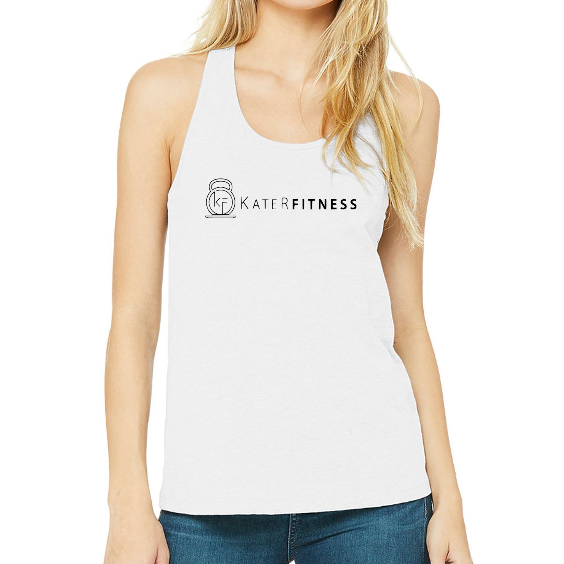 6008 Racerback Logo Tank