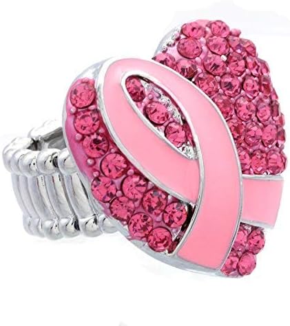 Fuchsia Cancer Awareness Ring