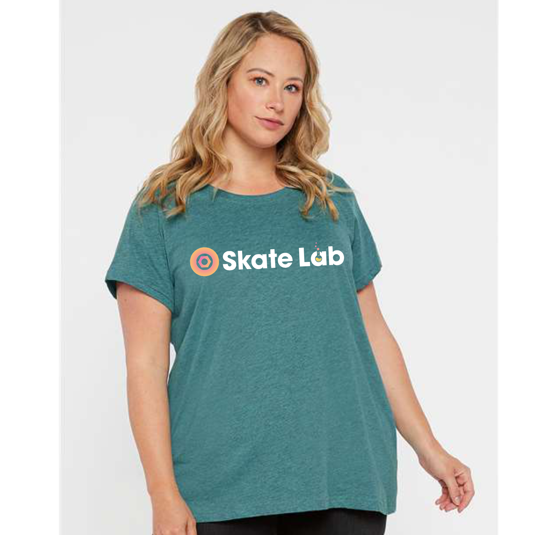 Skate Lab Ladies Curvy Fine Jersey Tee