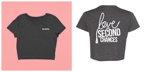 Love & Second Chances Cropped Tee