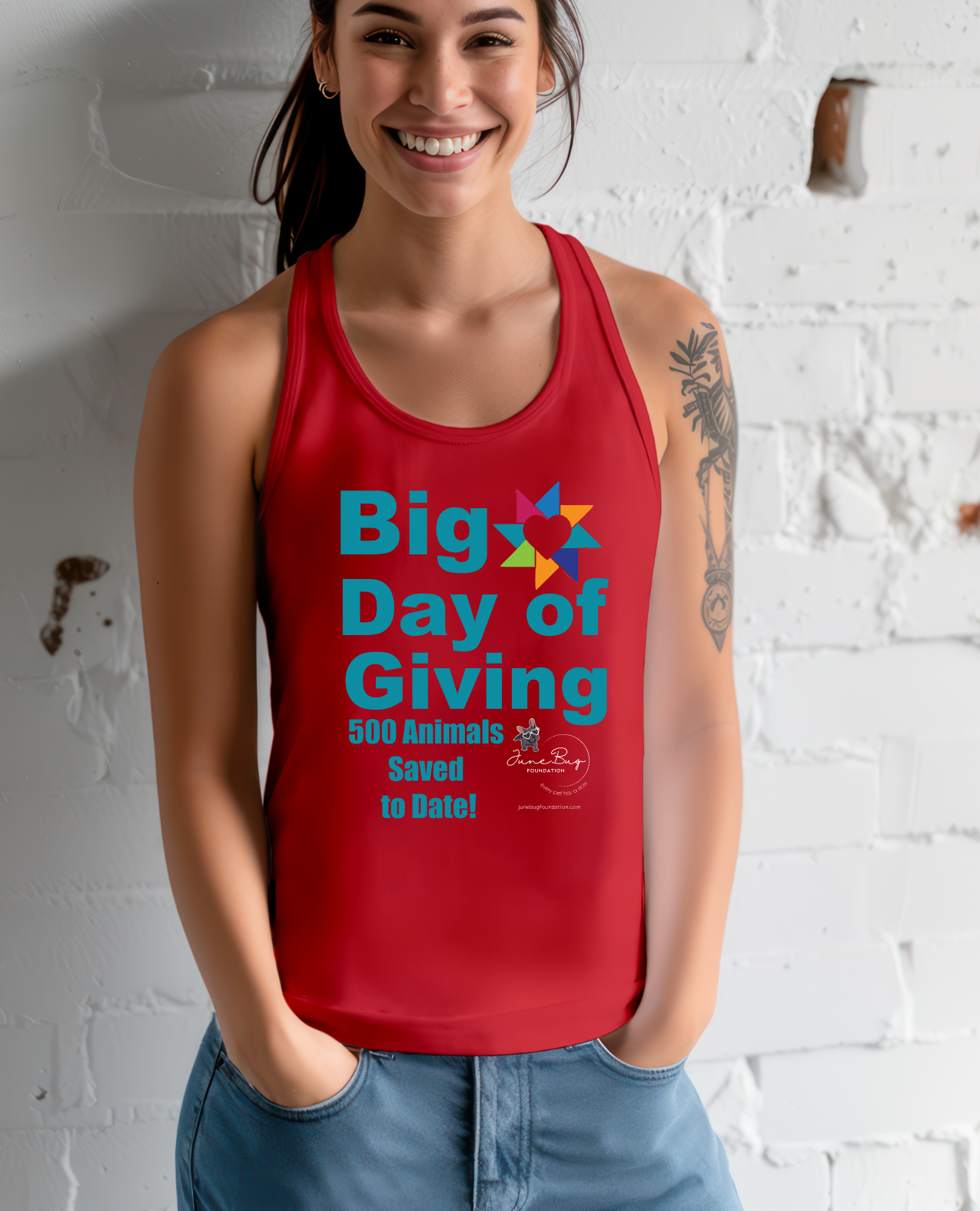 Big Day of Giving TANK (Available in many colors)