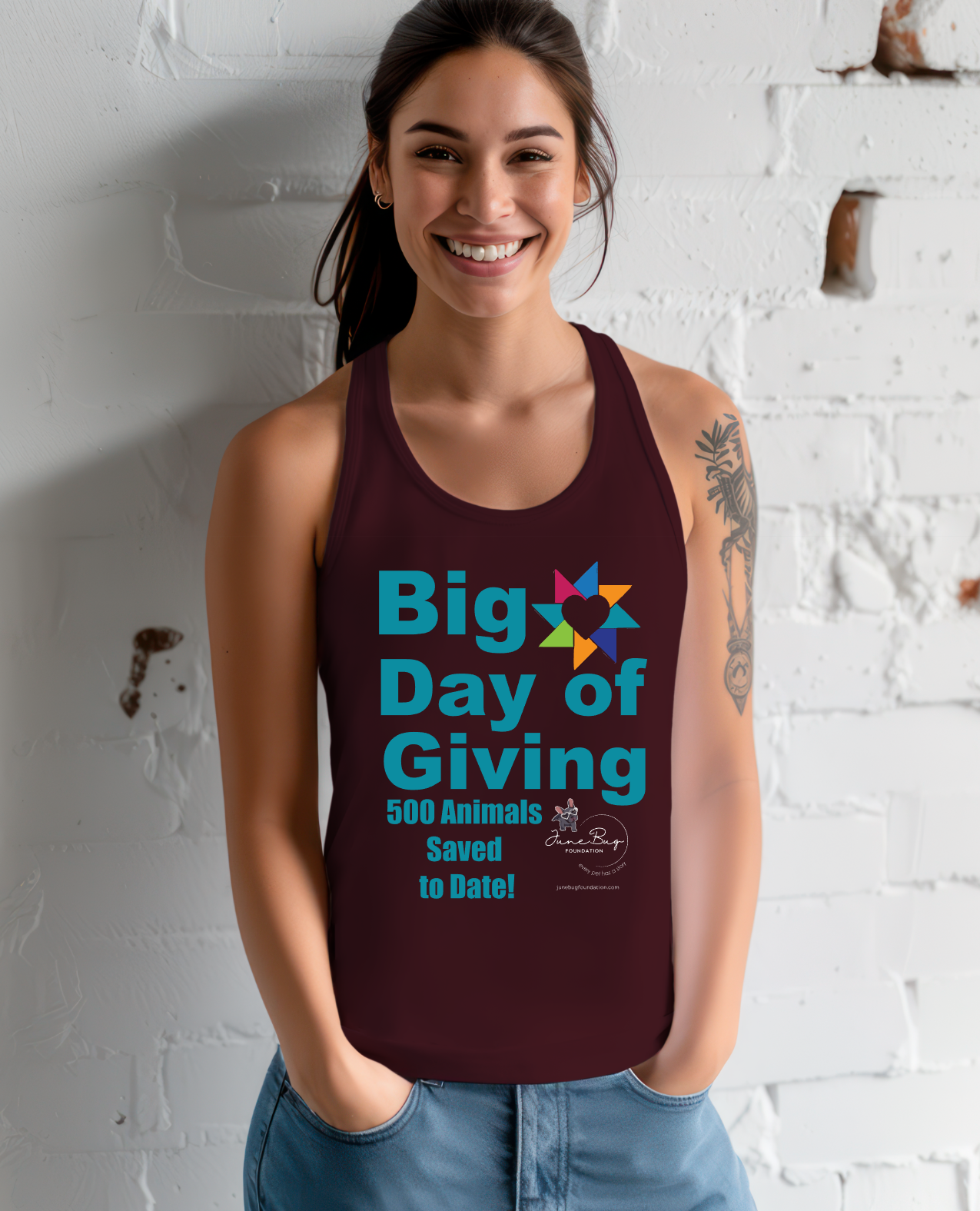 Big Day of Giving TANK (Available in many colors)