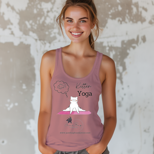 June Bug Kitten Yoga TANK (Available in many colors)