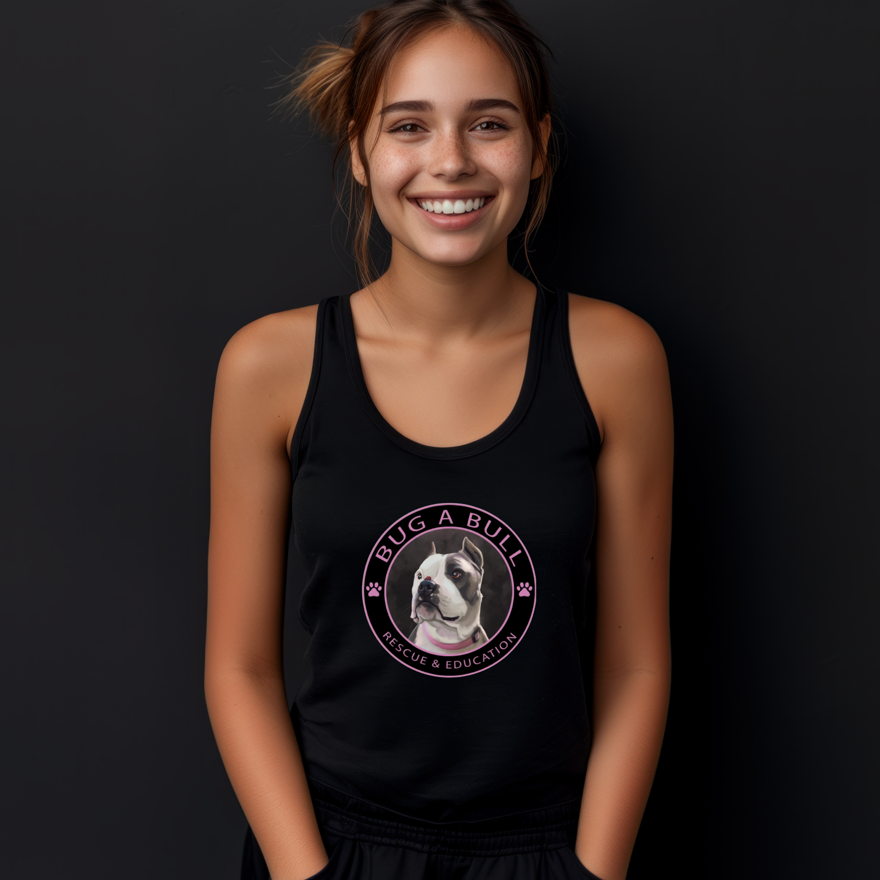 Bug A Bull Flowy Racerback Tank (Available in several colors)