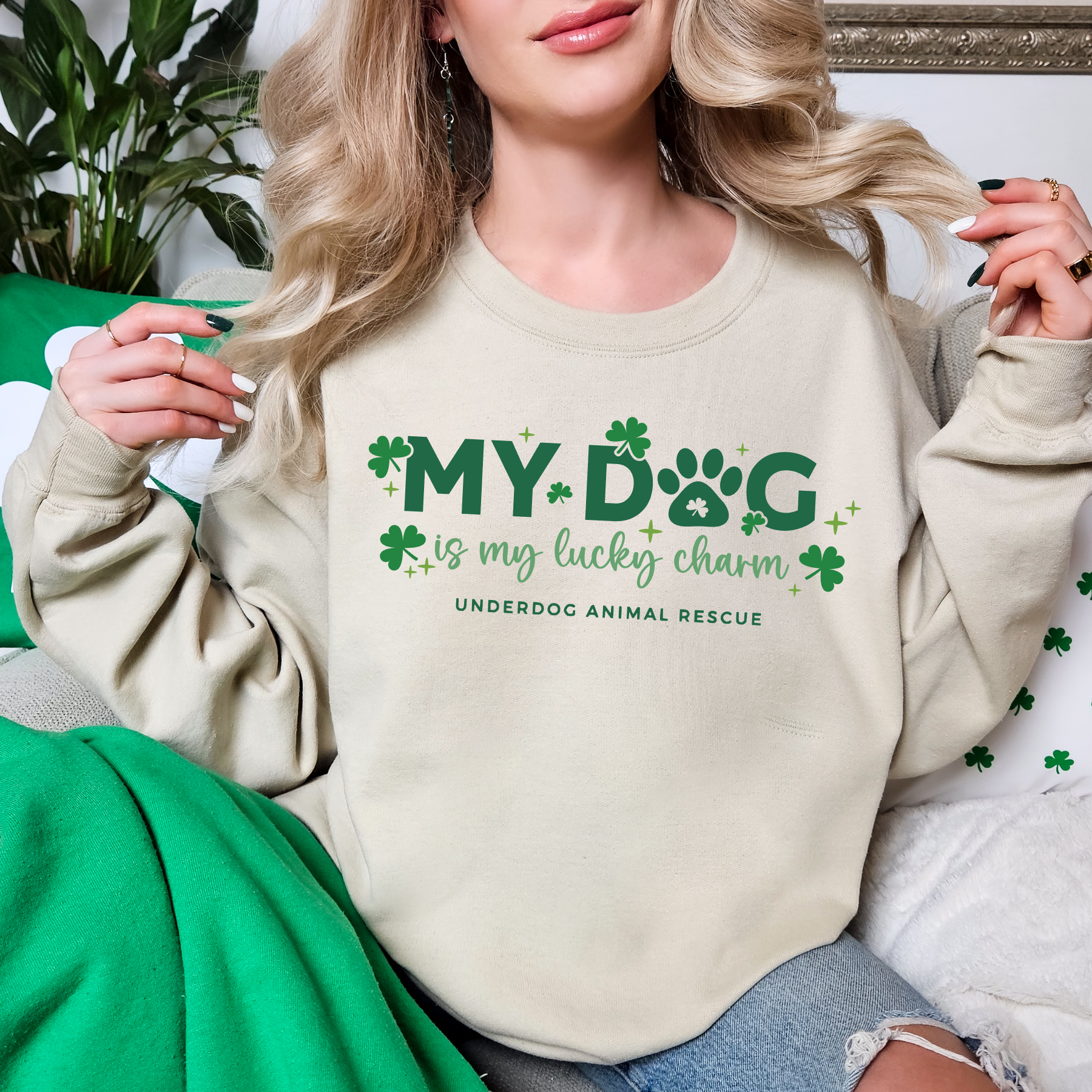 Underdog St. Patrick's Day Sweatshirts (Available in several colors)