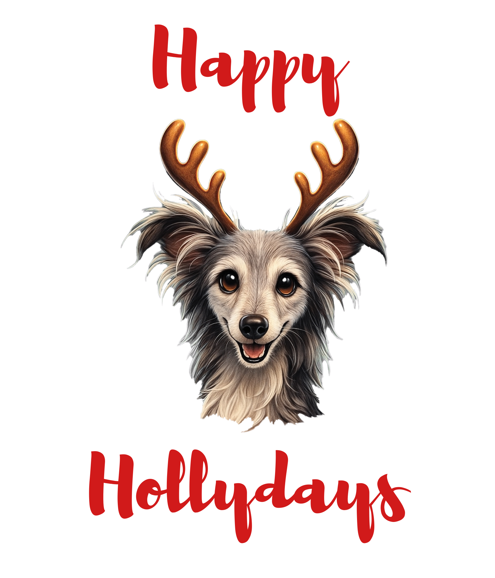 Happy Hollydays Triblend Tee (Available in Several Colors)