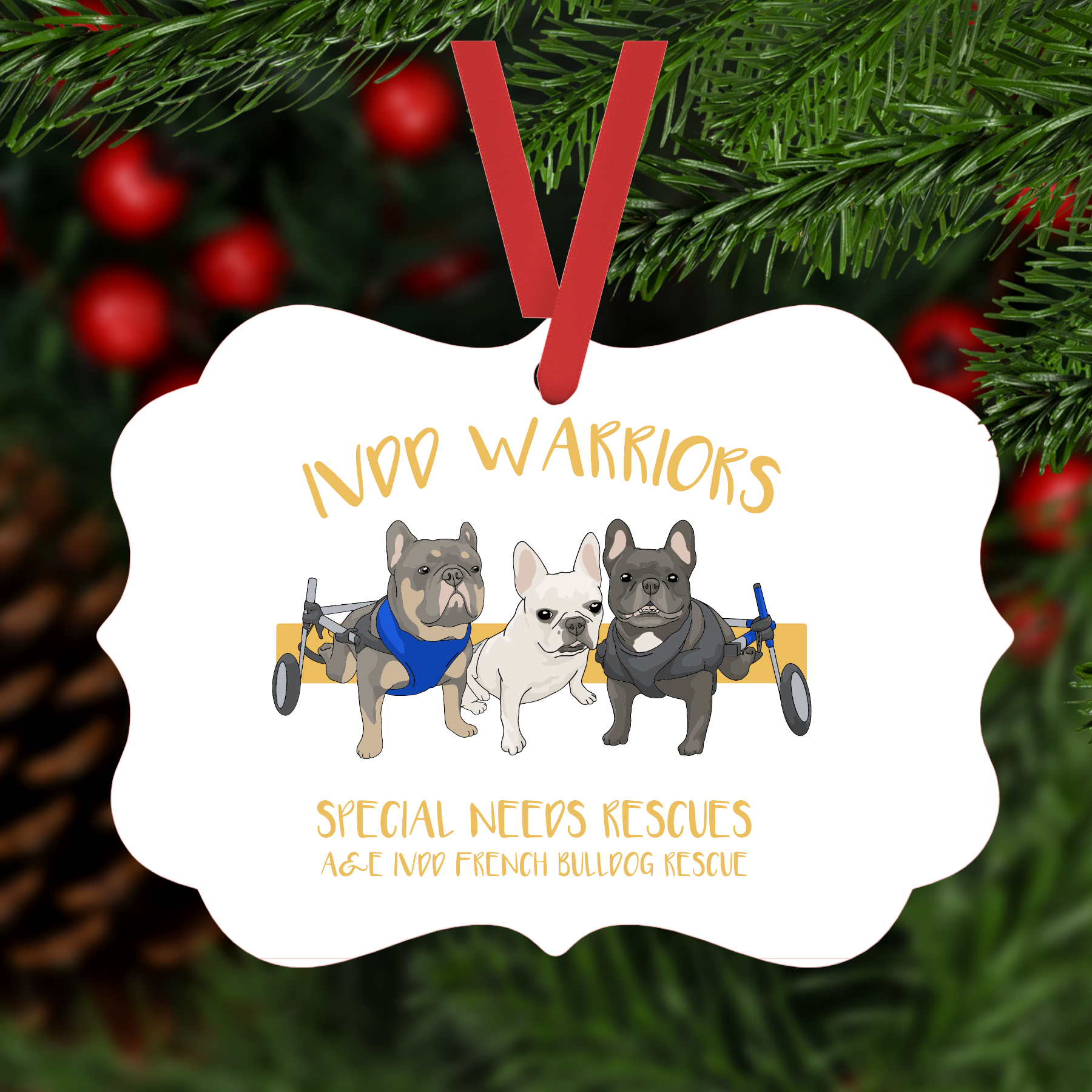 IVDD Ornament (Free with purchase just add to cart)