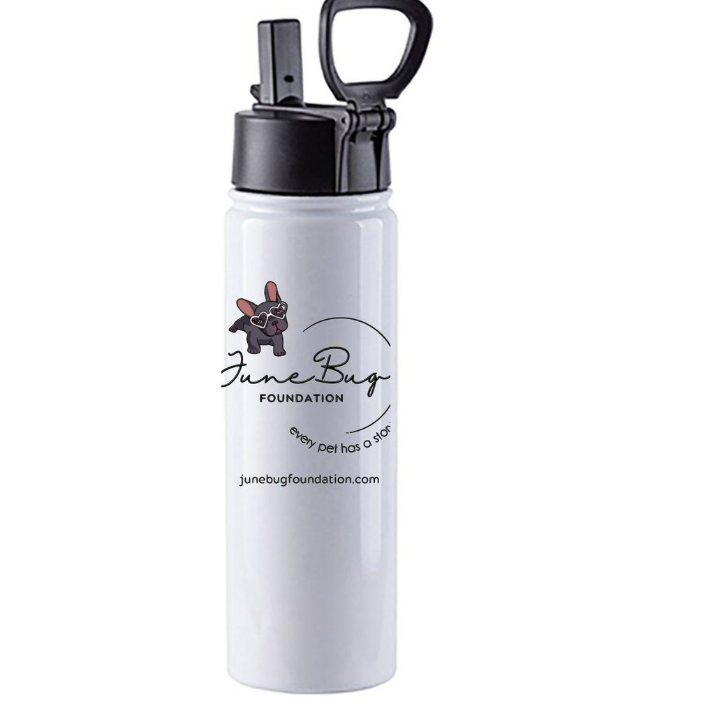 June Bug 22 oz Water Bottle Logo