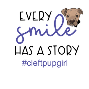 Cleft Pup Brigade V Neck Smile (available in several colors)