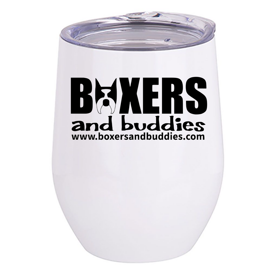 Boxers and Buddies Wine Tumbler