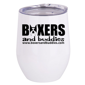 Boxers and Buddies Wine Tumbler