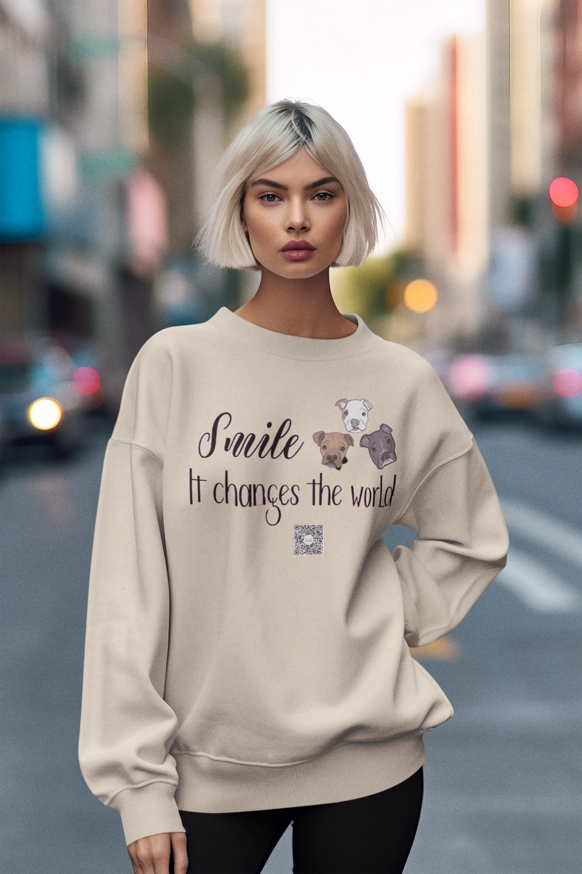 Cleft Pup Brigade Smile Sweatshirt (available in several colors)