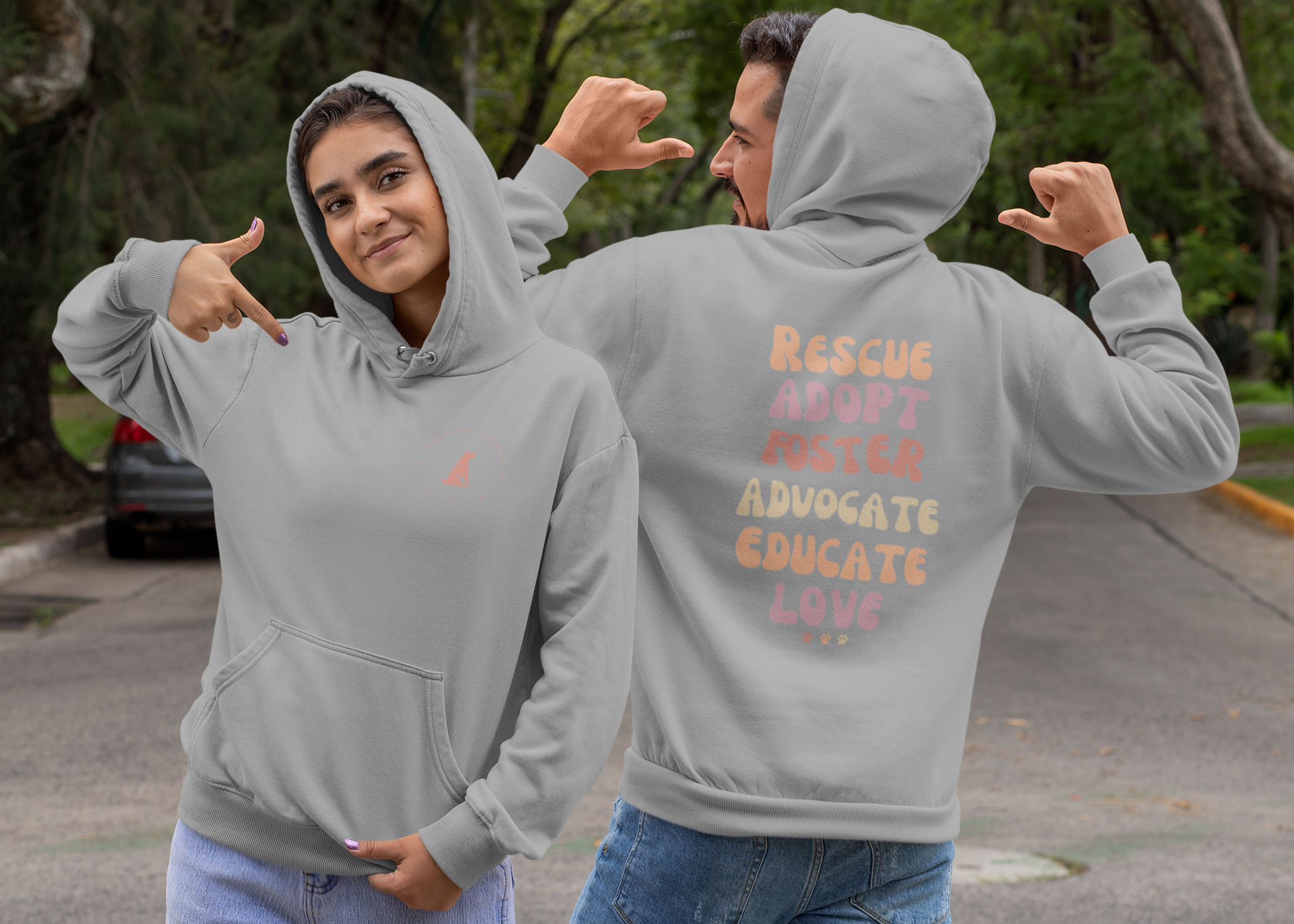 Adopt  Fleece Pullover Hoodie (Several Colors Available)