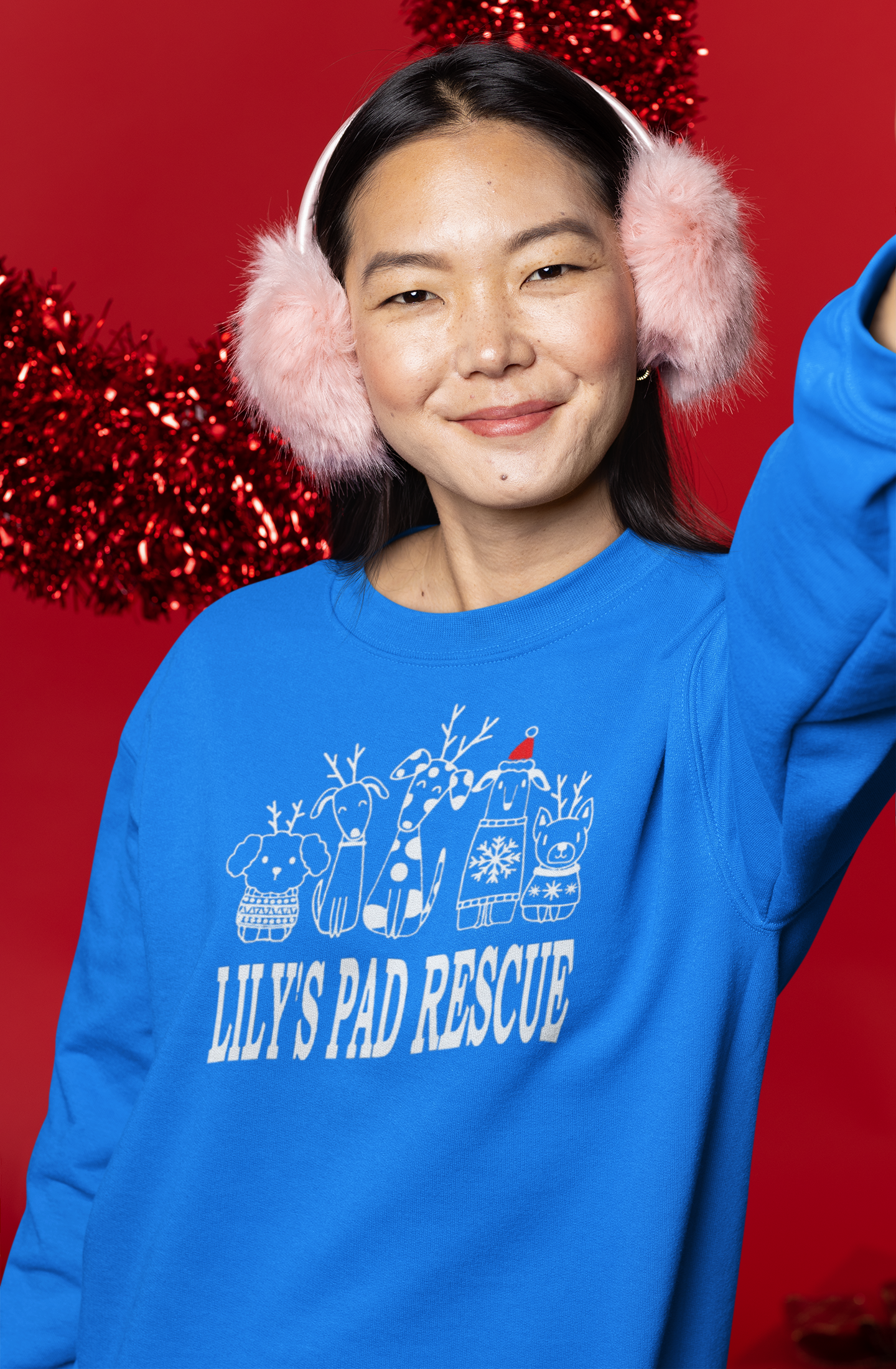 Lily's PUFF Christmas Sweatshirts (Available in several colors)