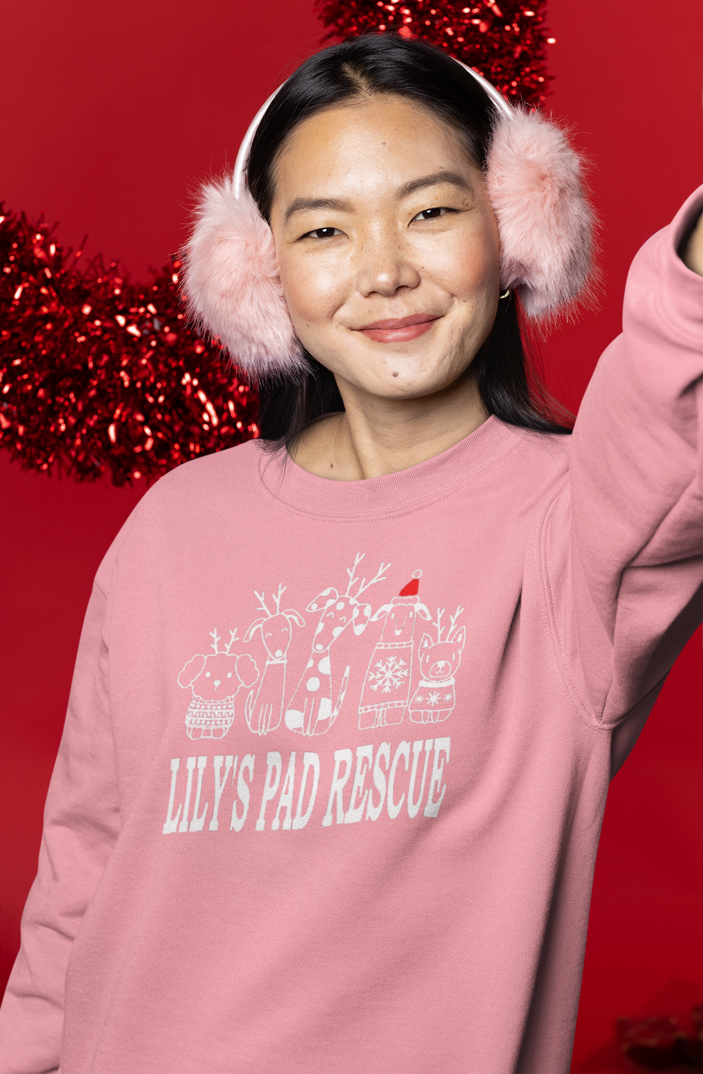 Lily's PUFF Christmas Sweatshirts (Available in several colors)