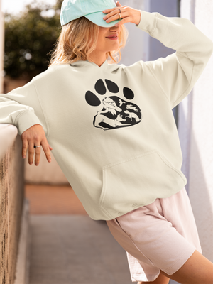 Paws Pullover Hoodie (Available in several colors)