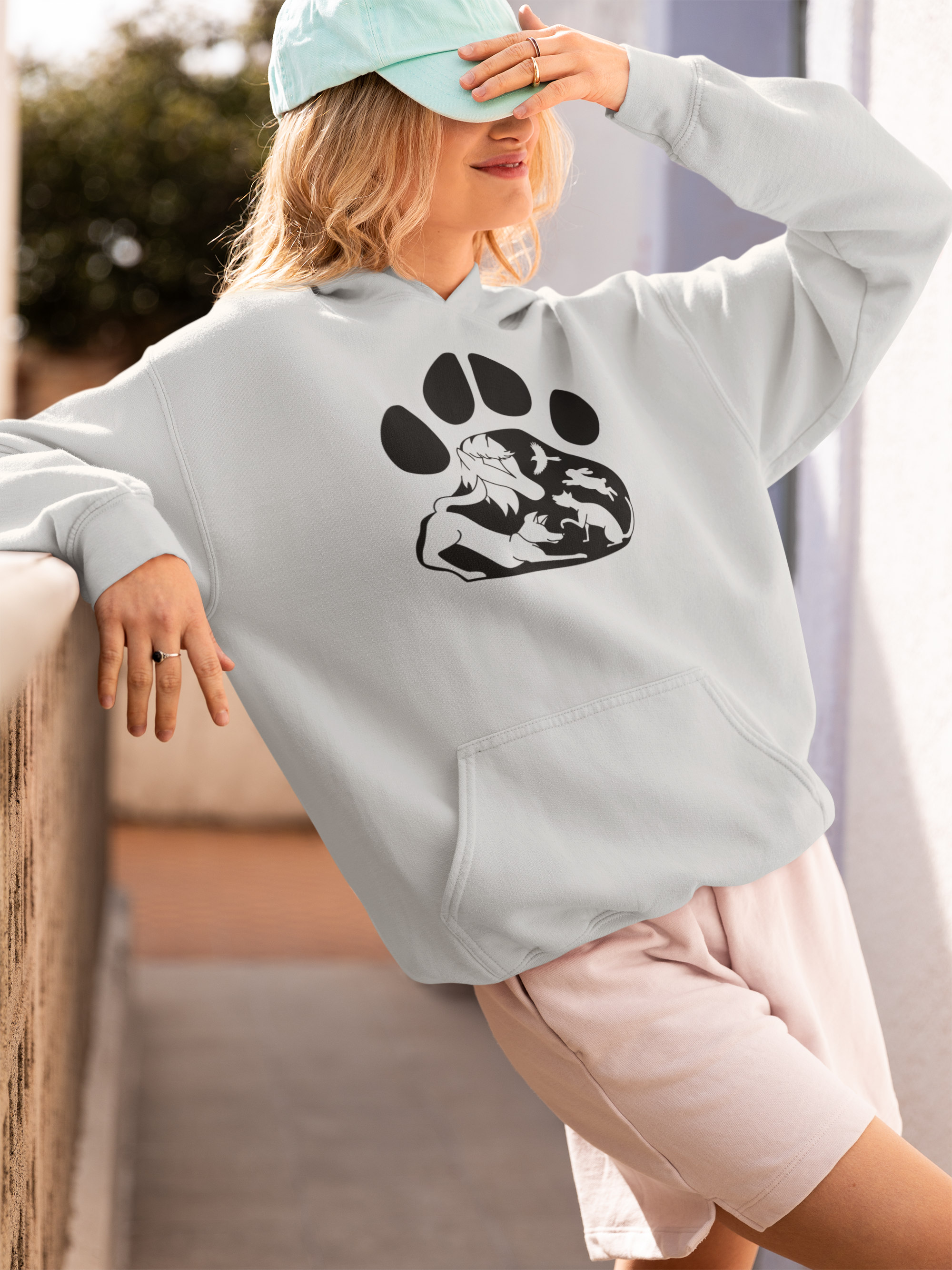 Paws Pullover Hoodie (Available in several colors)