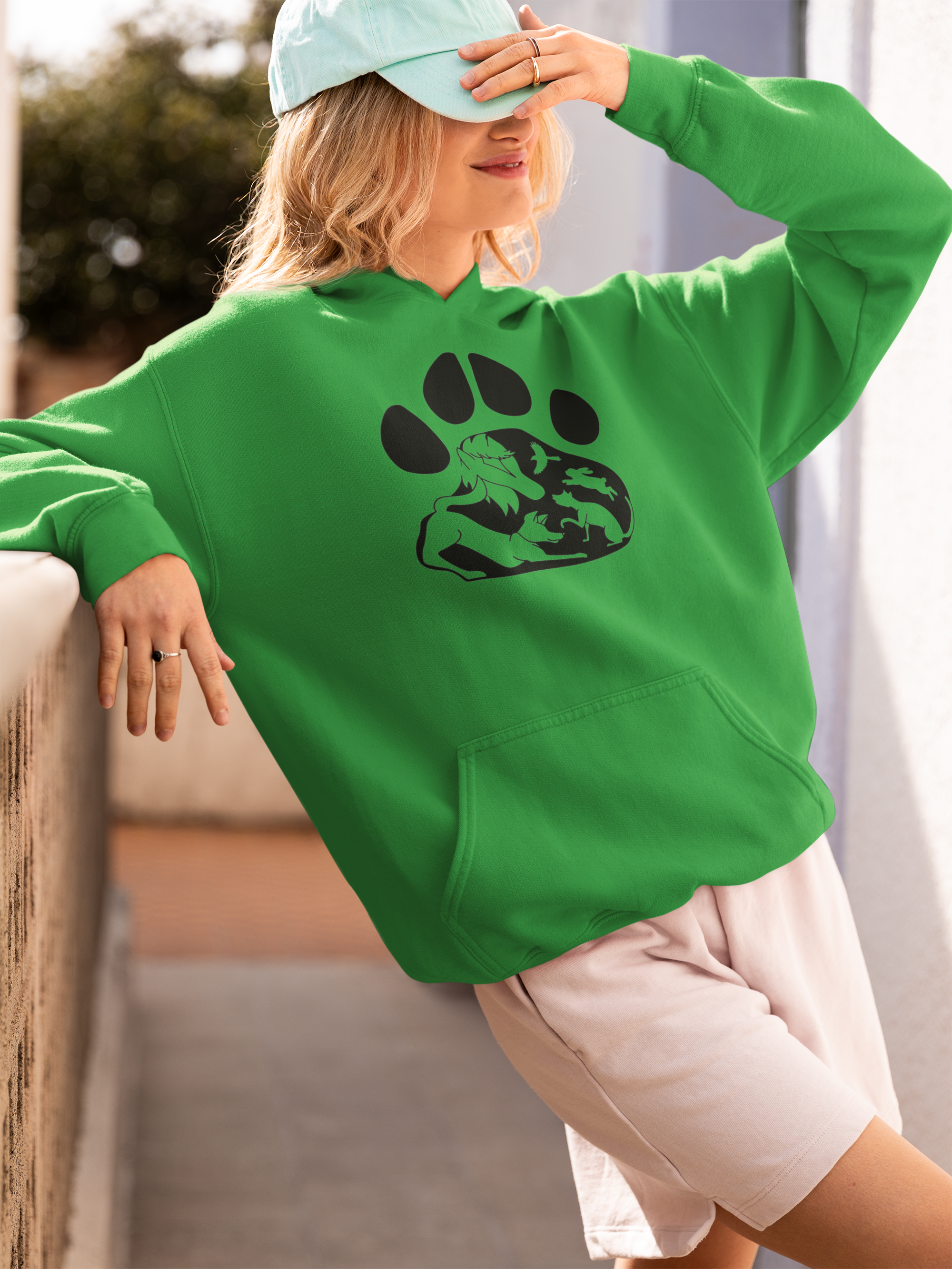 Paws Pullover Hoodie (Available in several colors)