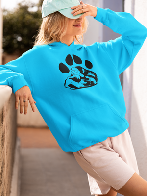 Paws Pullover Hoodie (Available in several colors)