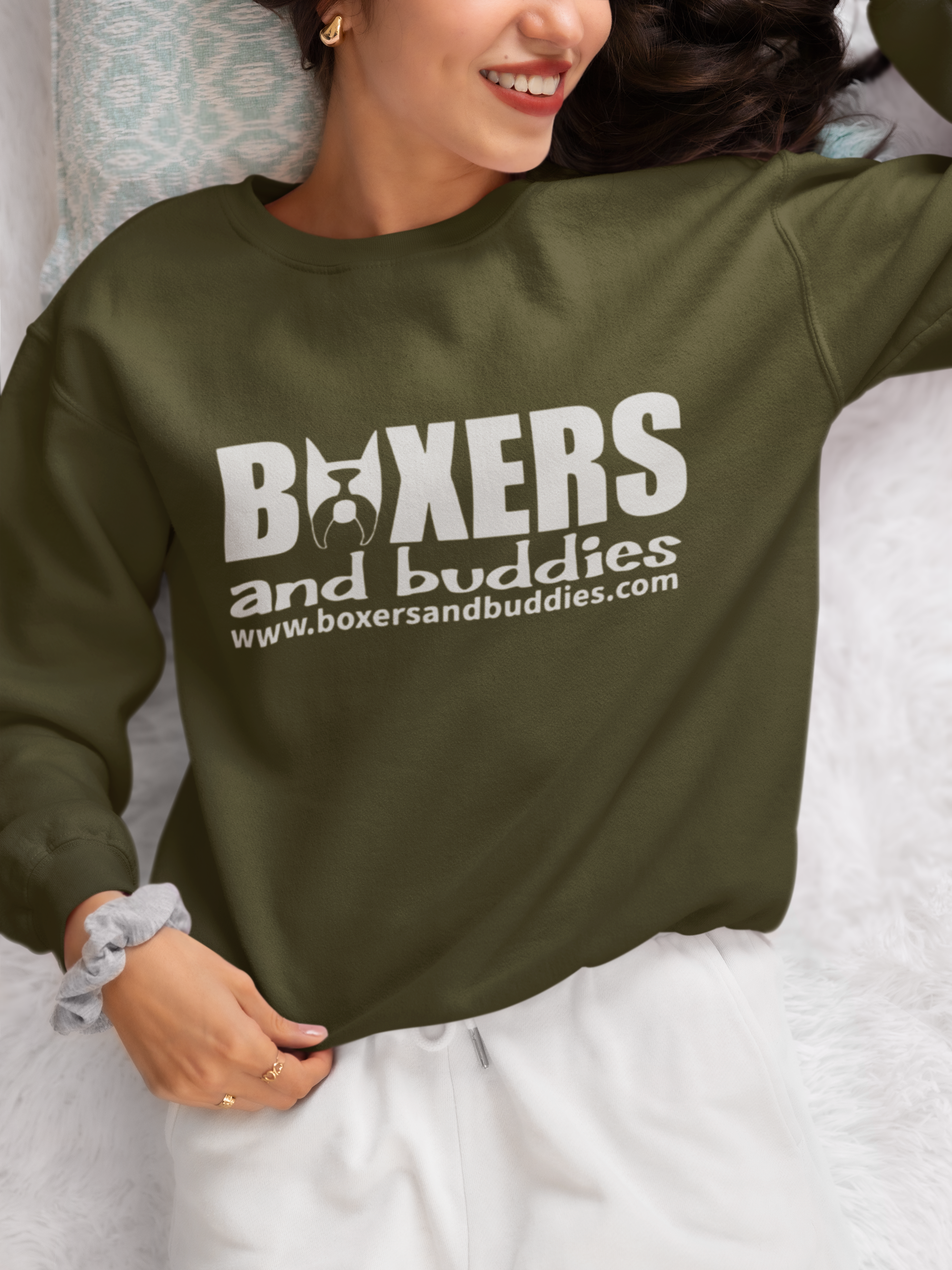 Boxers and Buddies Sweatshirts (Available in several colors)