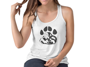 Paws Flowy Racerback Tank