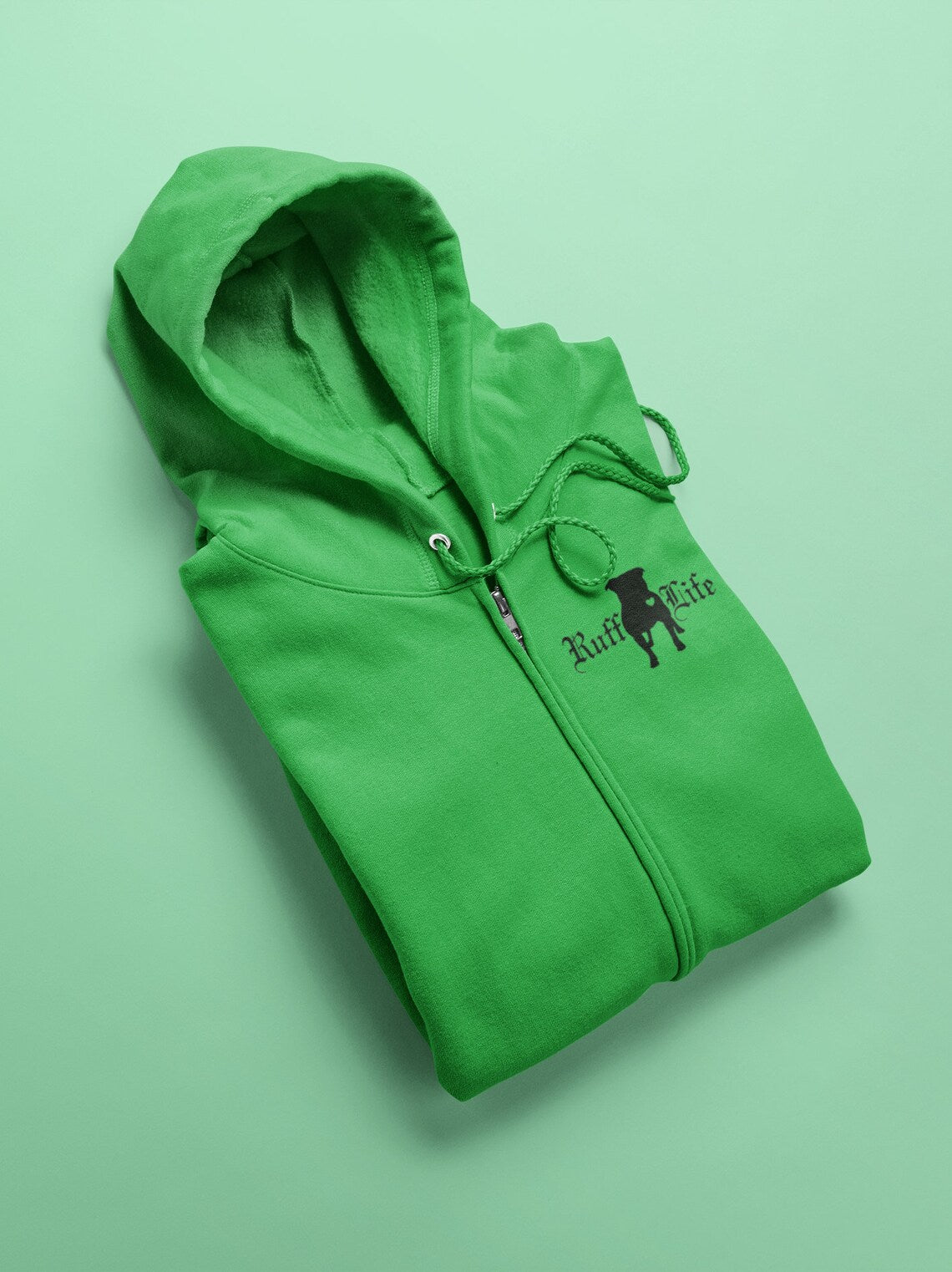 Pitty Zip Up Hoodie (Available in several colors) - Ruff Life Rescue Wear