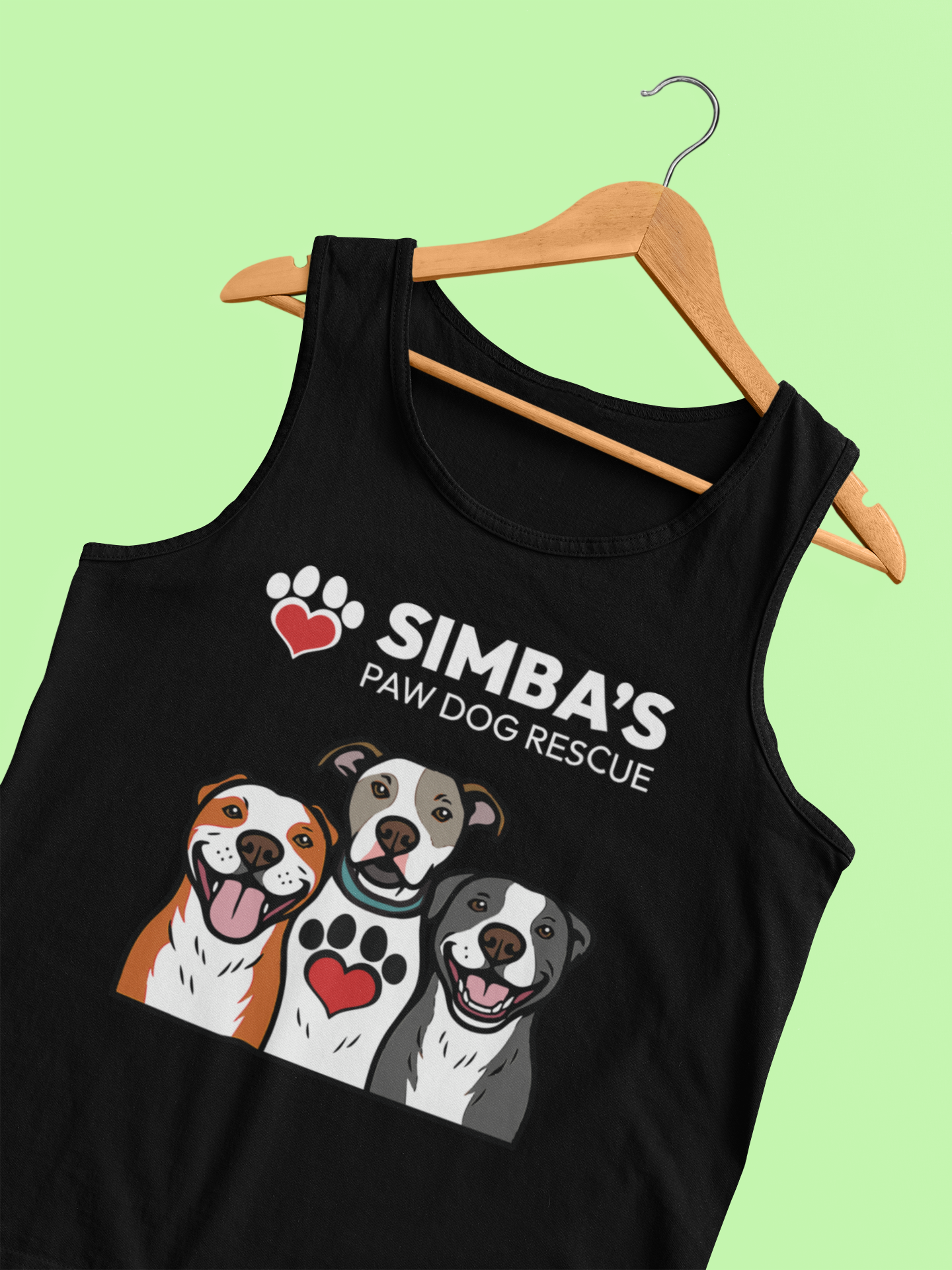 Simba's  Fitted Tank