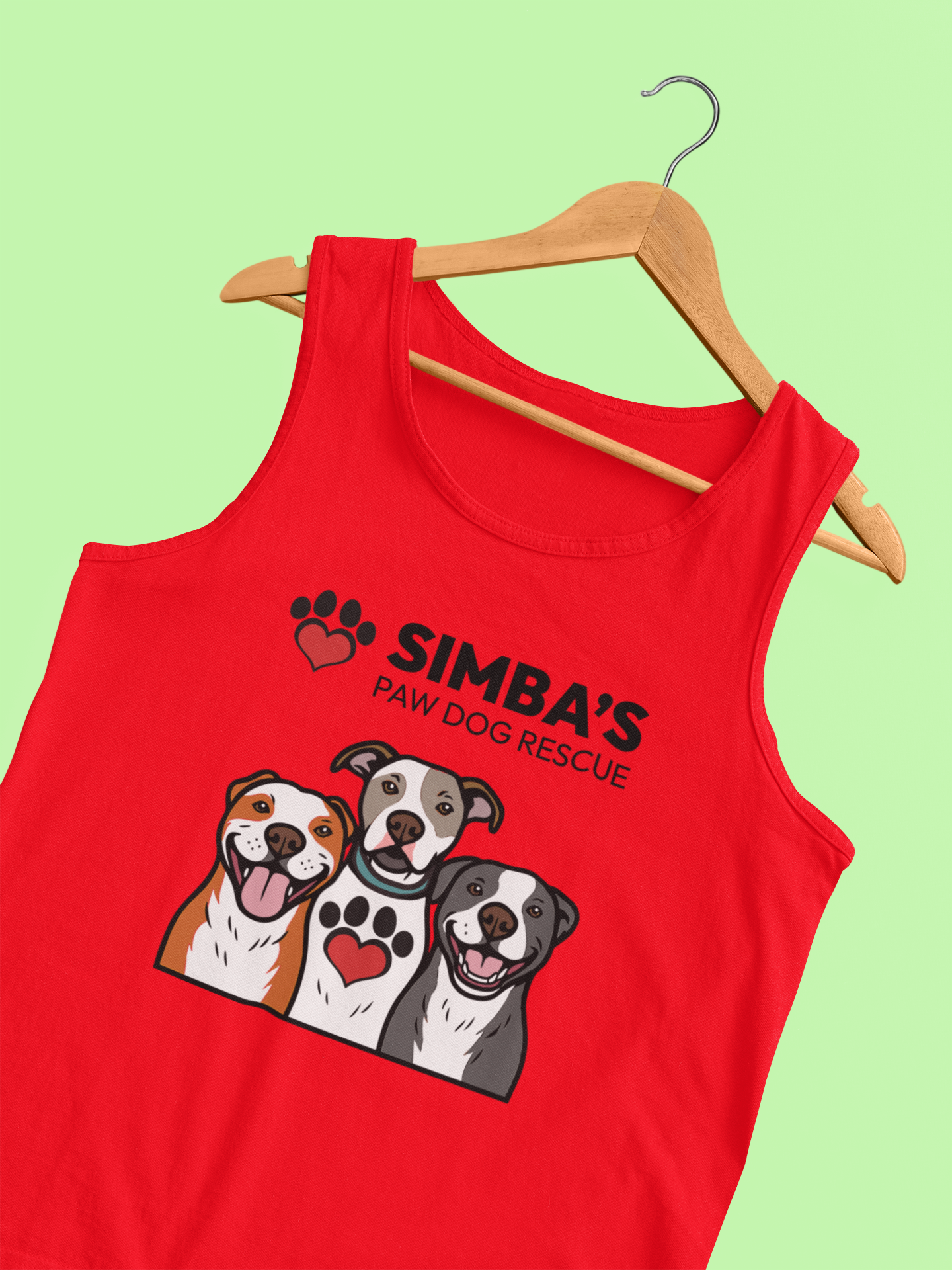 Simba's  Fitted Tank