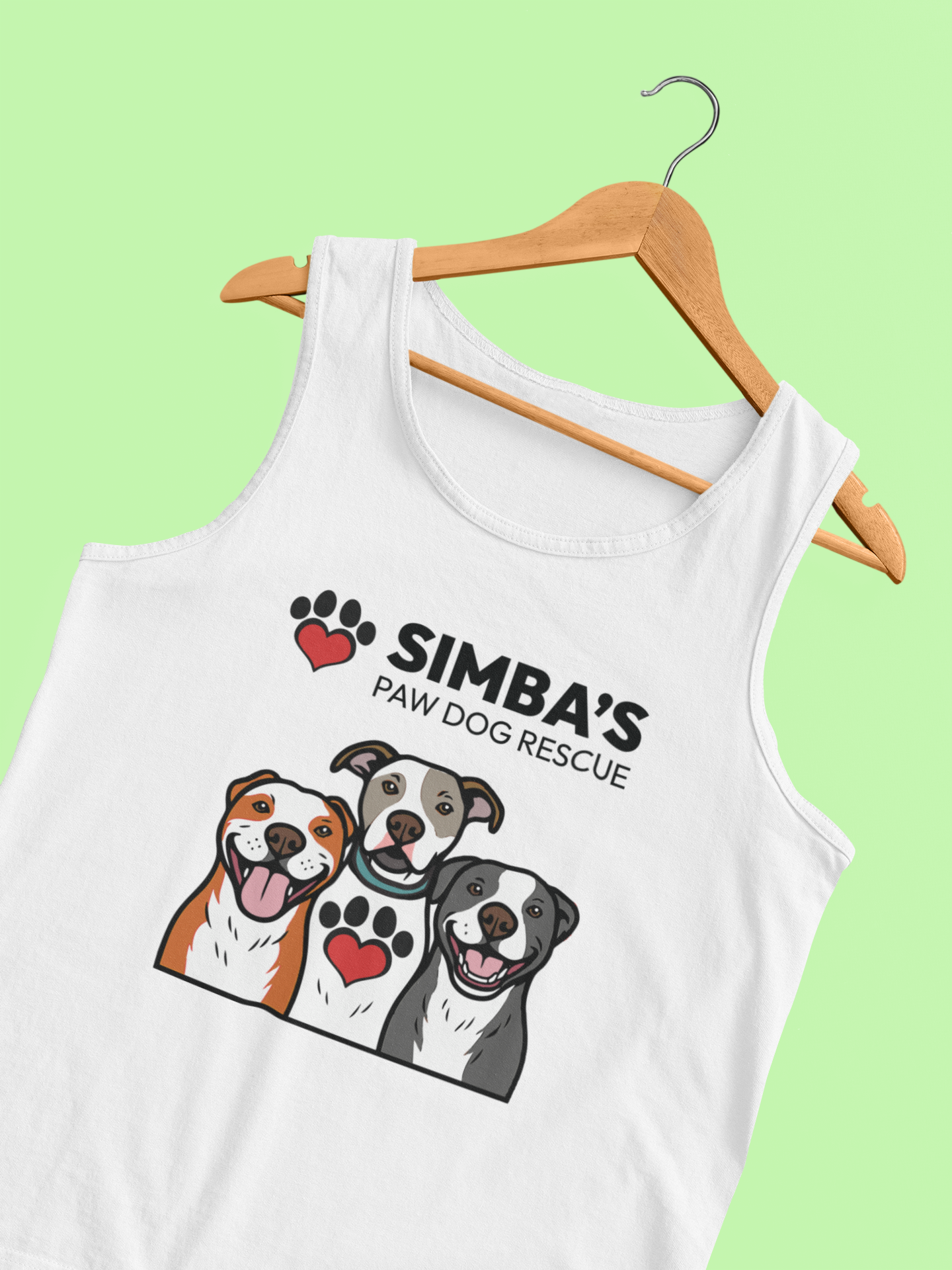 Simba's  Fitted Tank