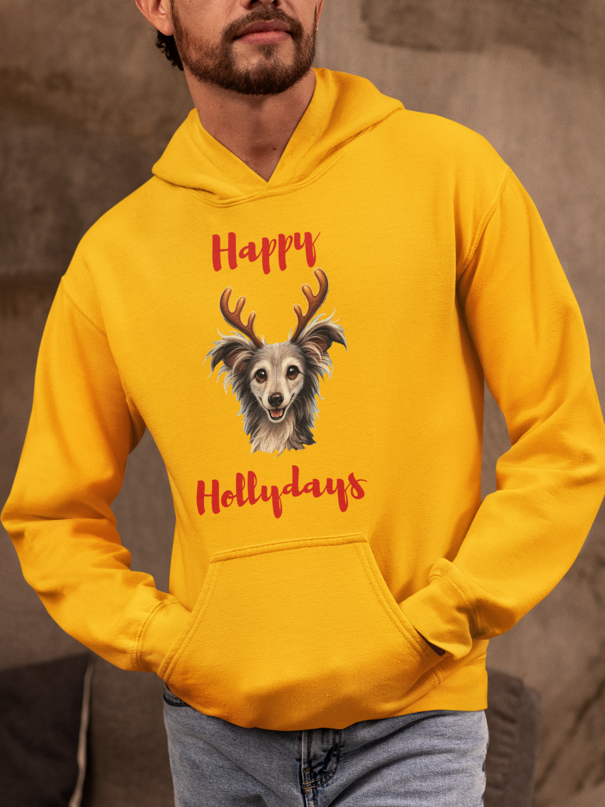 Happy Hollydays Hoodie – Angels With Misplaced Wings Sanctuary Edition (Available in Several Colors)