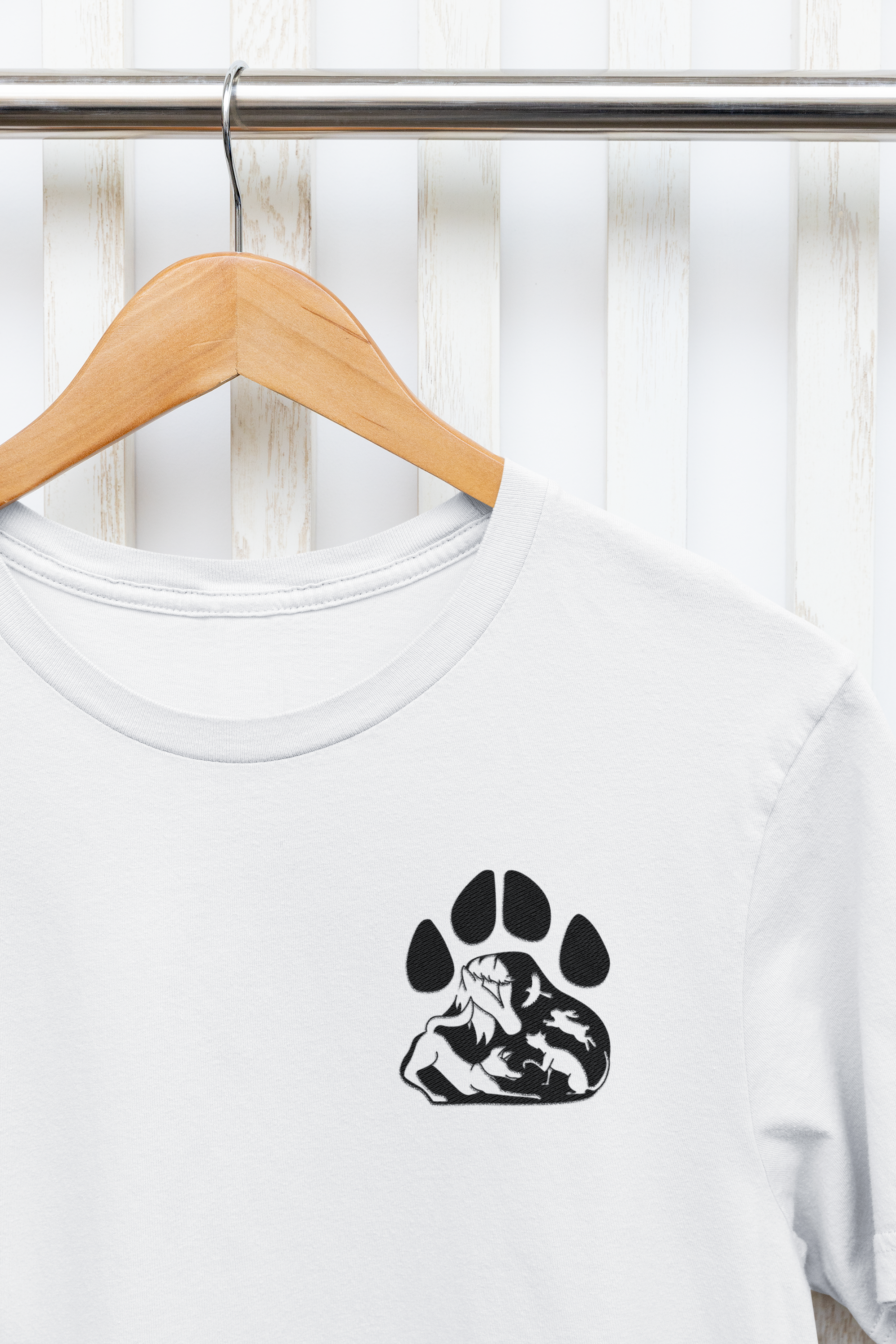 Paws Small Logo Unisex Tee (available in several colors)