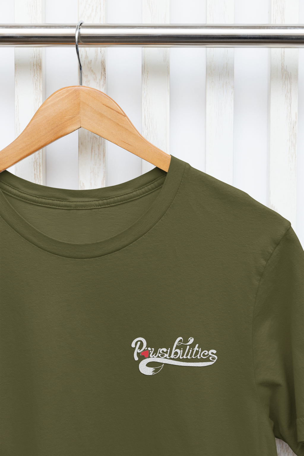Pawsibilities Small Logo Unisex Tee (available in several colors)
