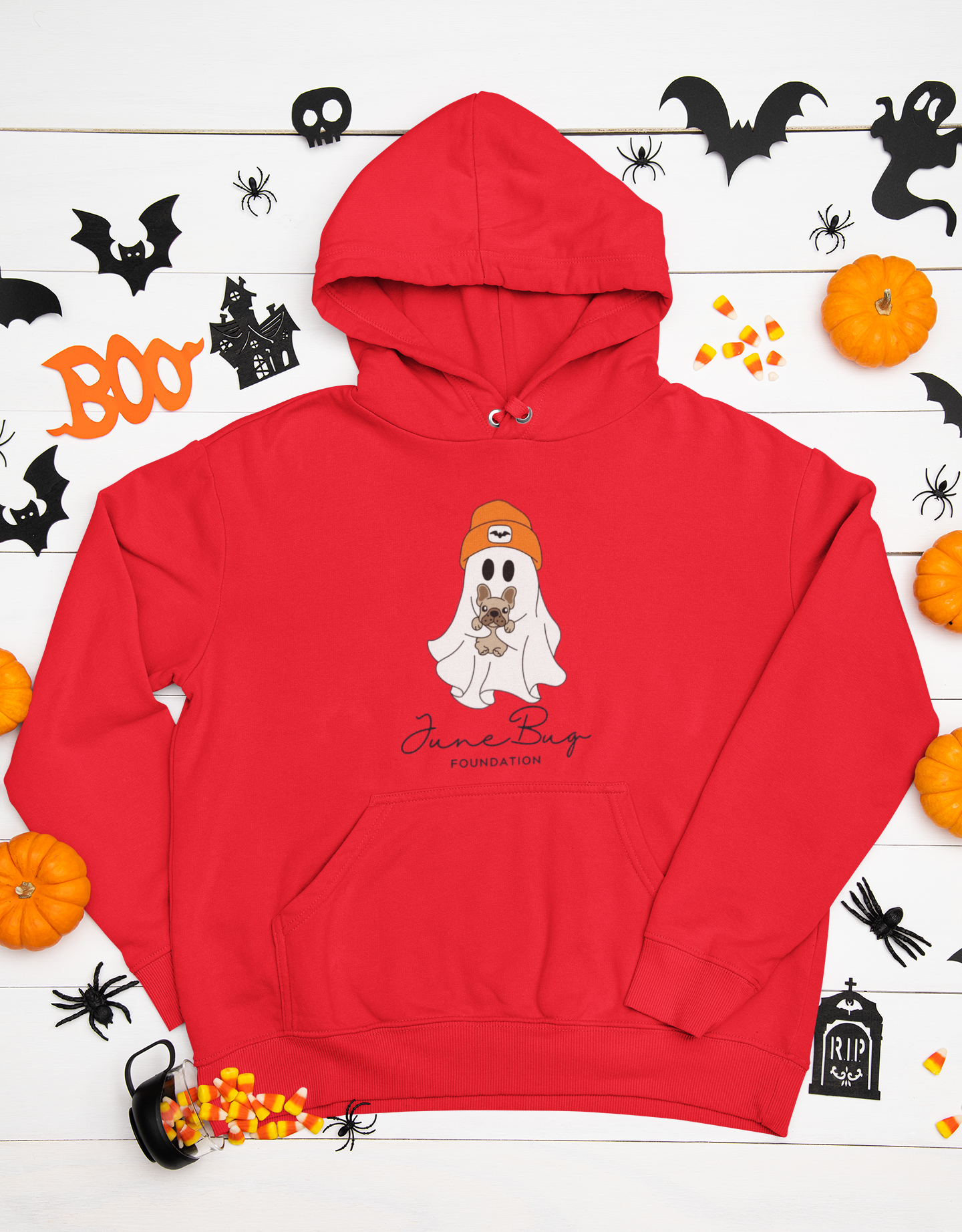 👻 June Bug Foundation Halloween Hoodie – Gildan 18500