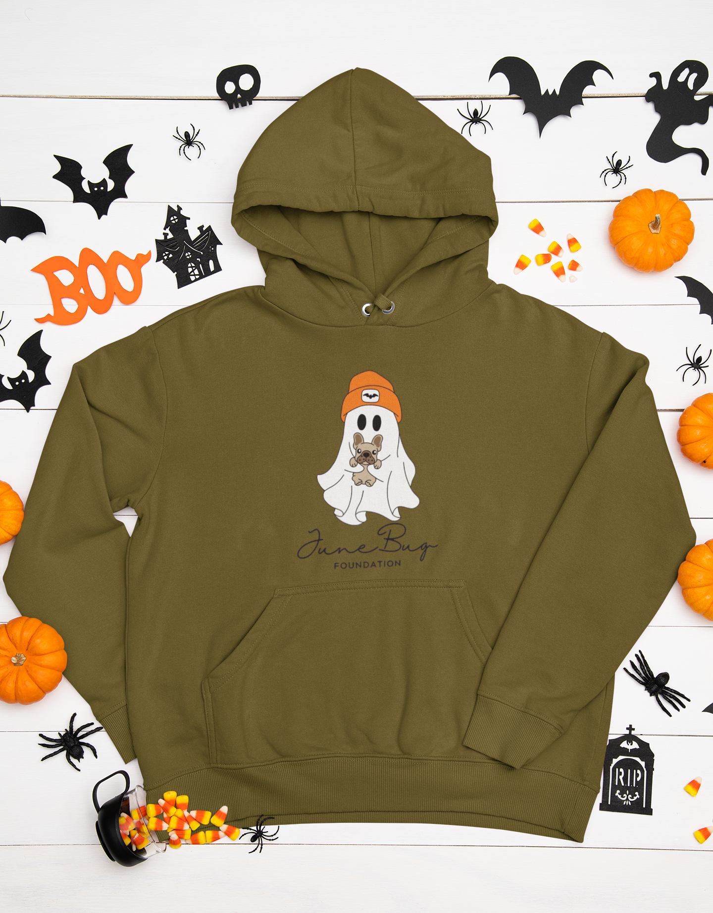 👻 June Bug Foundation Halloween Hoodie – Gildan 18500