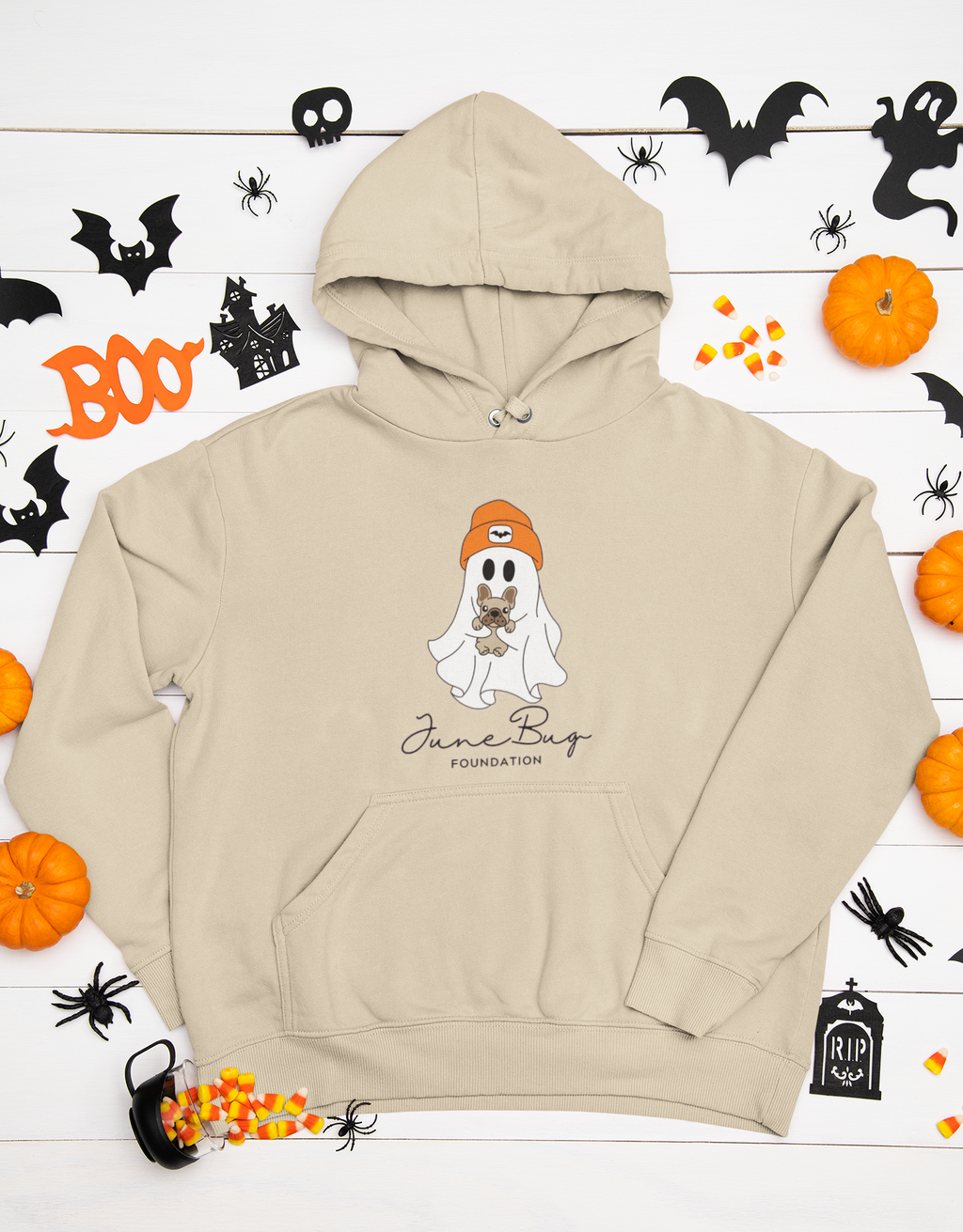 👻 June Bug Foundation Halloween Hoodie – Gildan 18500