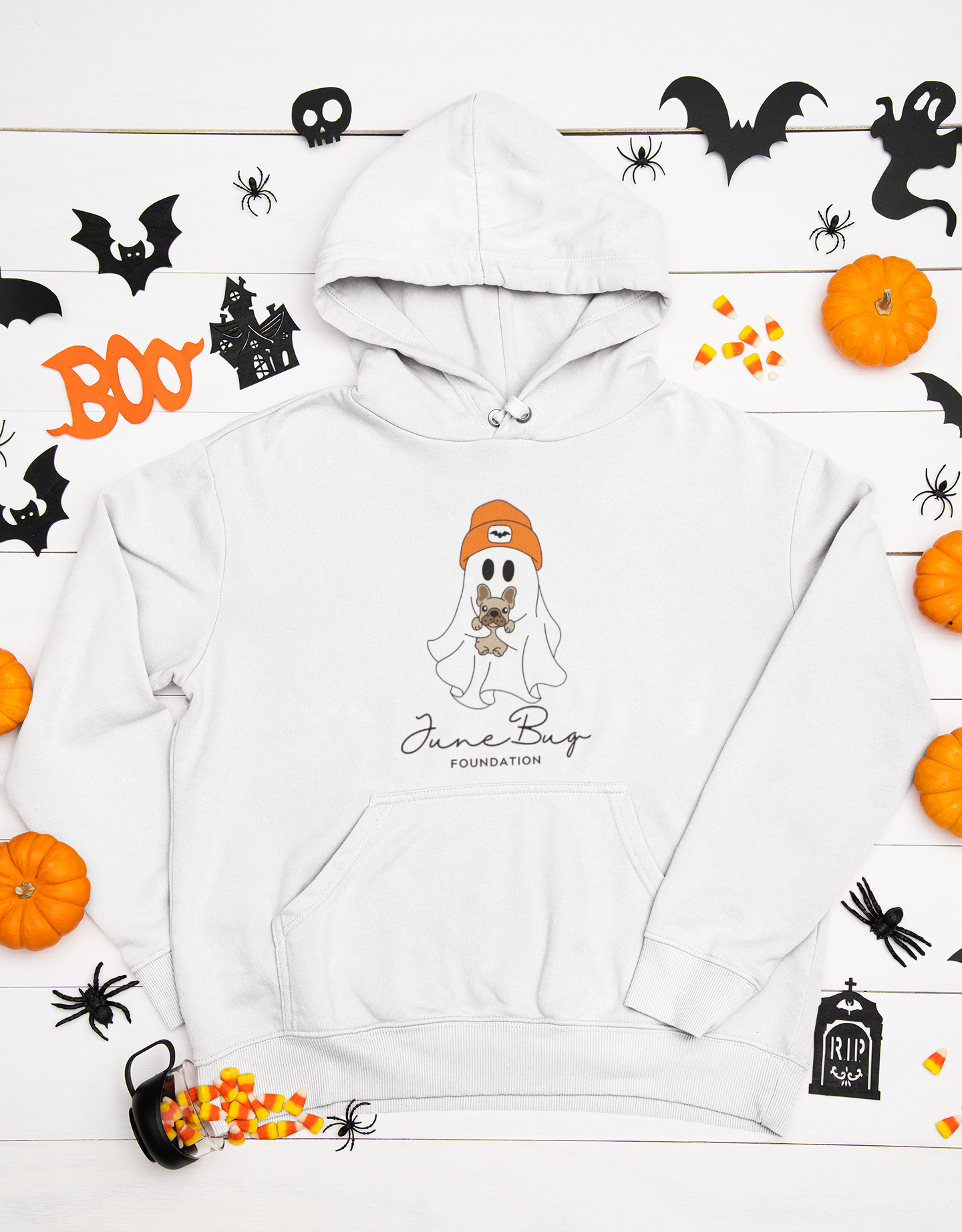 👻 June Bug Foundation Halloween Hoodie – Gildan 18500