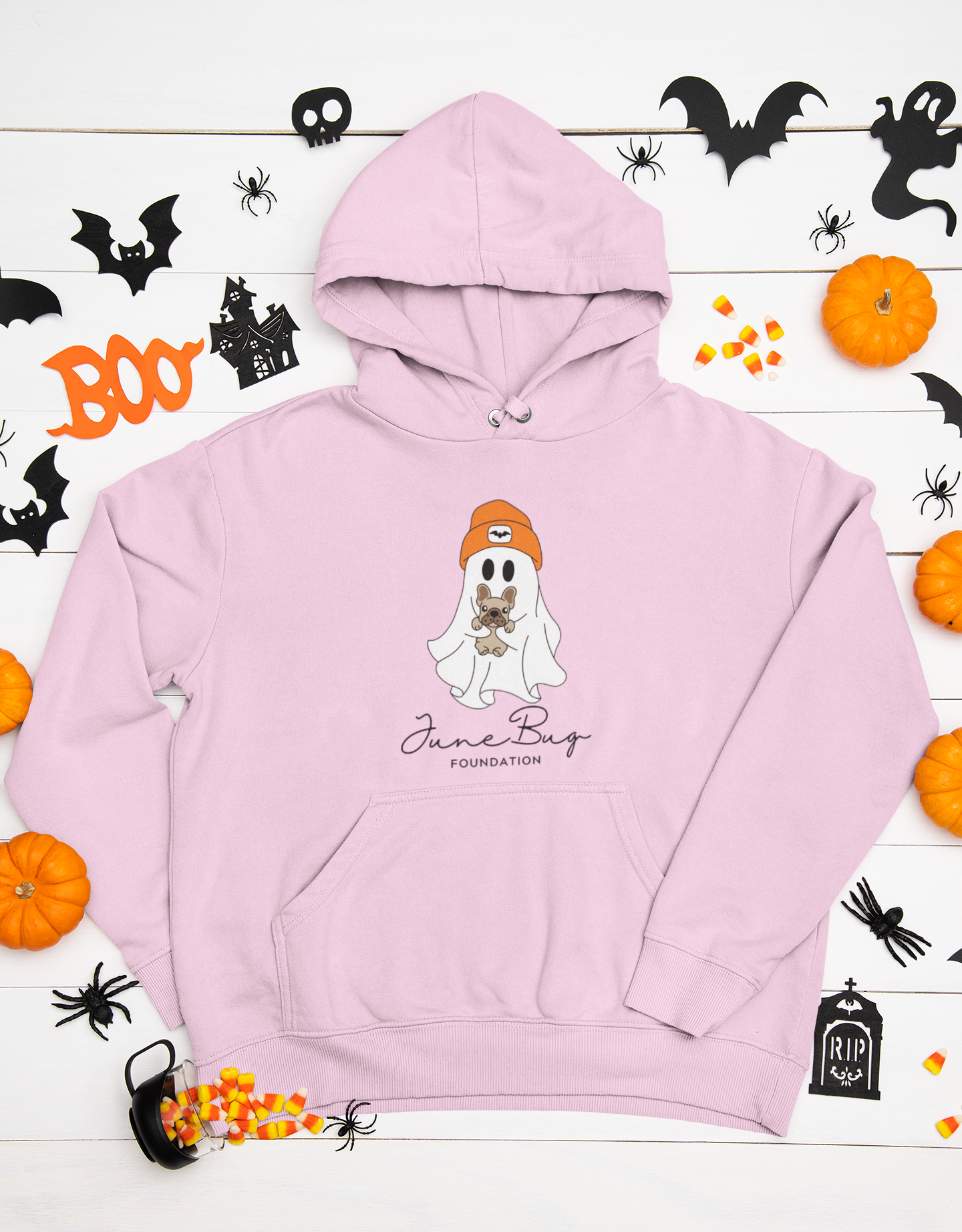 👻 June Bug Foundation Halloween Hoodie – Gildan 18500