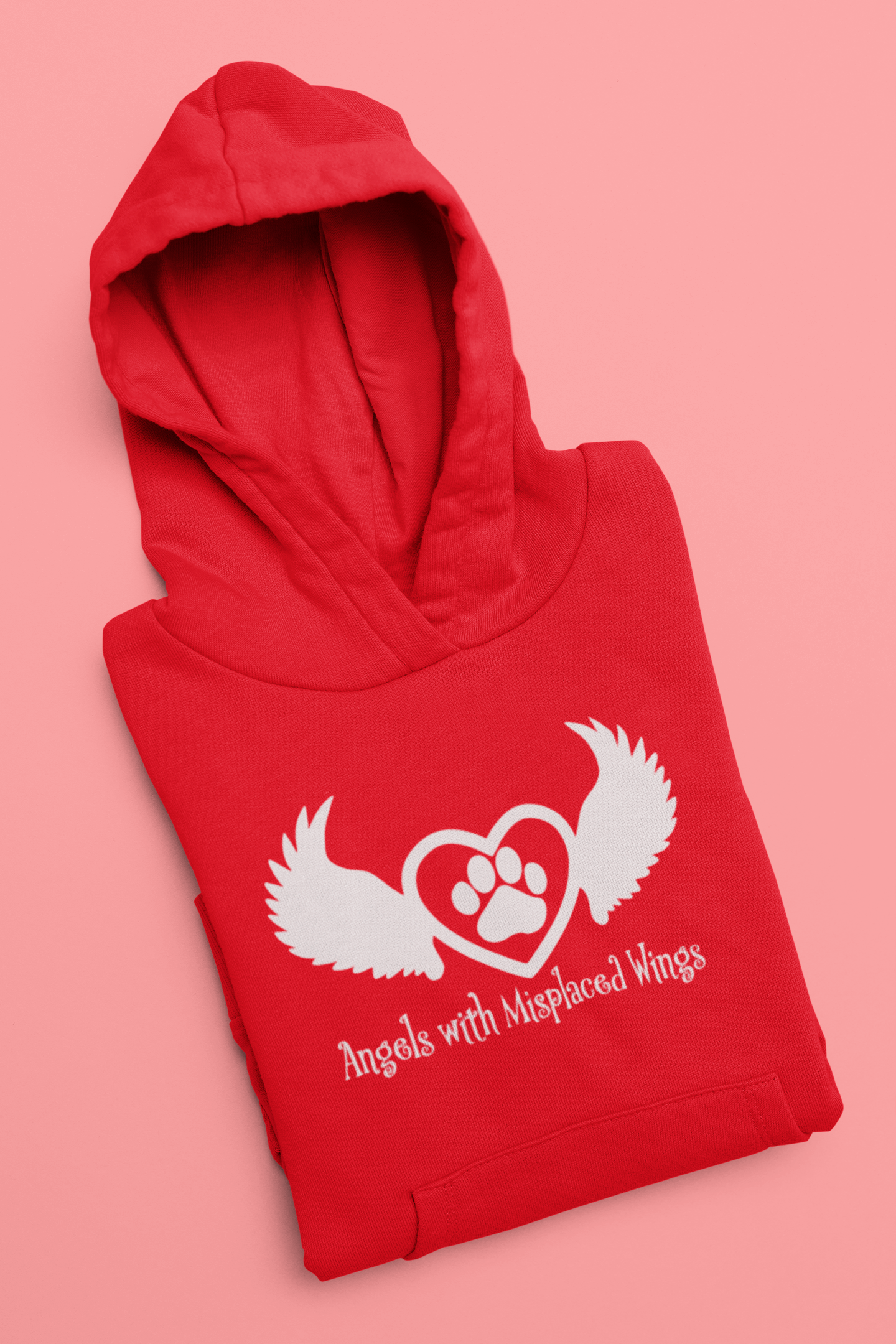 Wings Pull Over Fleece Hoodie (available in several colors)