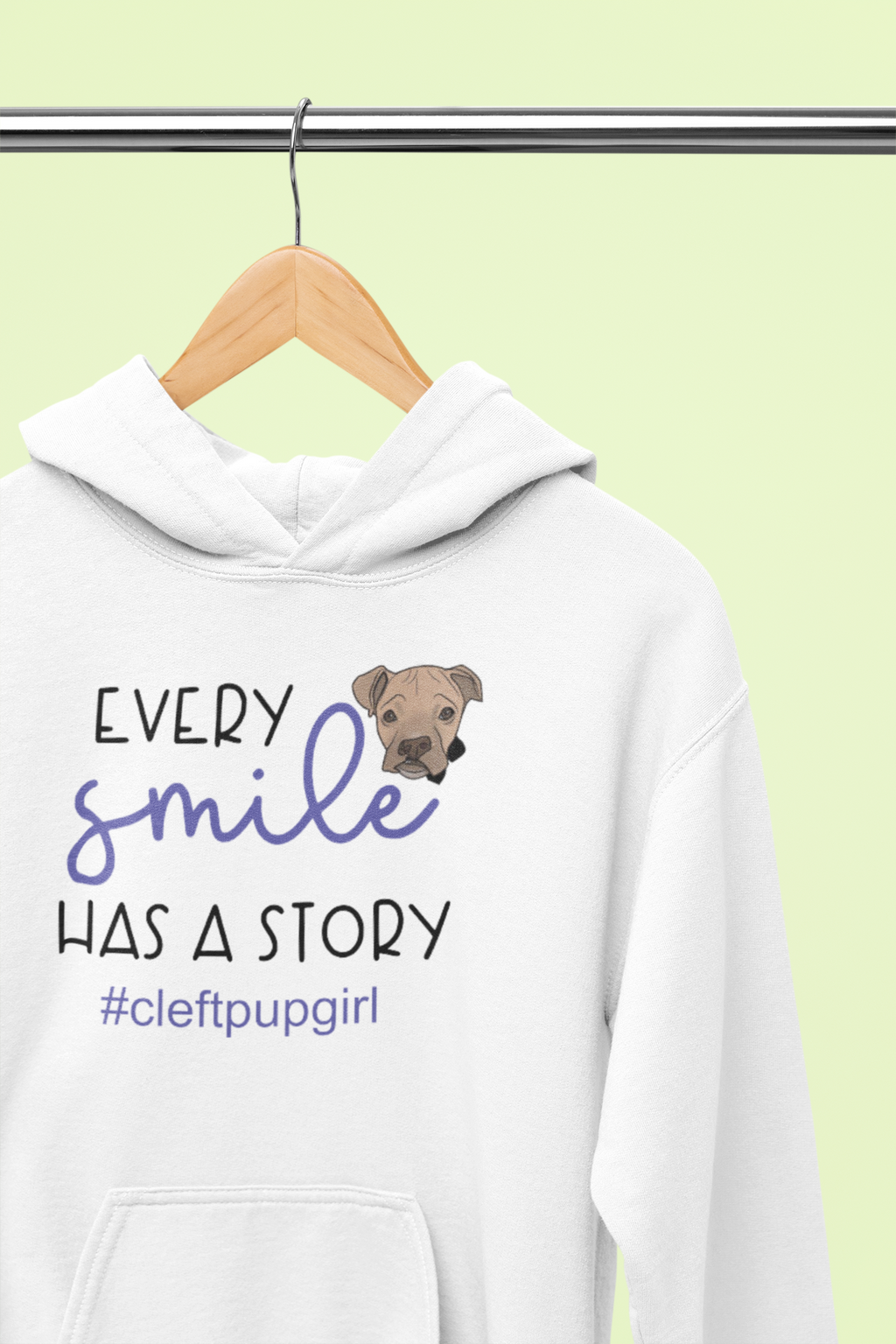 Cleft Pup Brigade Story Pullover Hoodie  (Available in Several colors)