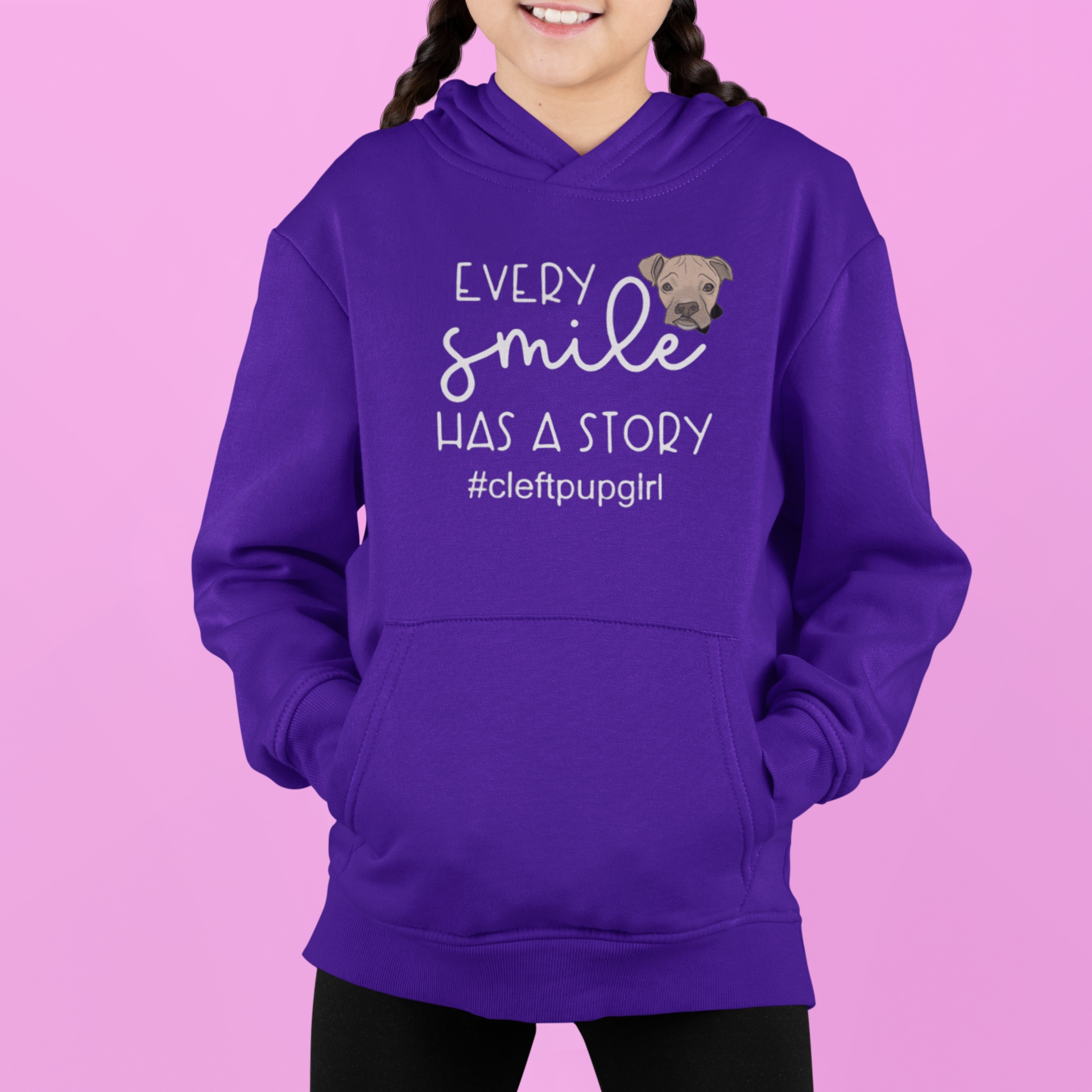 Cleft Pup Brigade Story -Youth Hoodie (available in several colors)