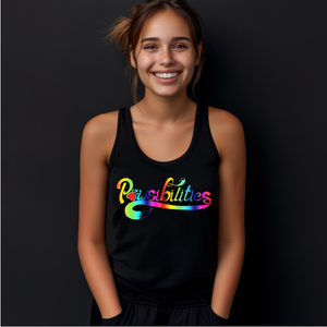 Paws Pride Flowy Racerback Tank