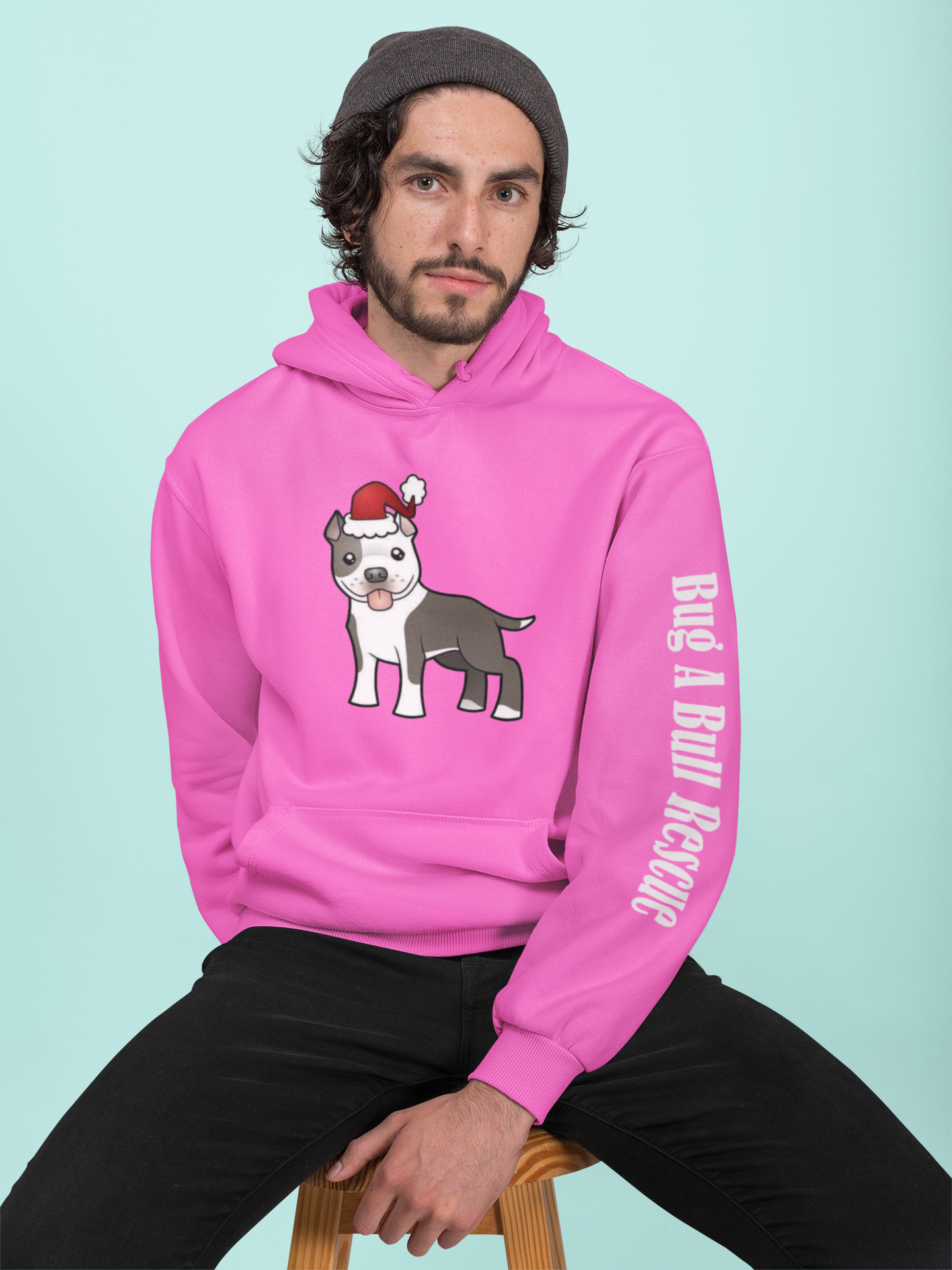 Bug A Bull Christmas Hoodie (Available in several colors)