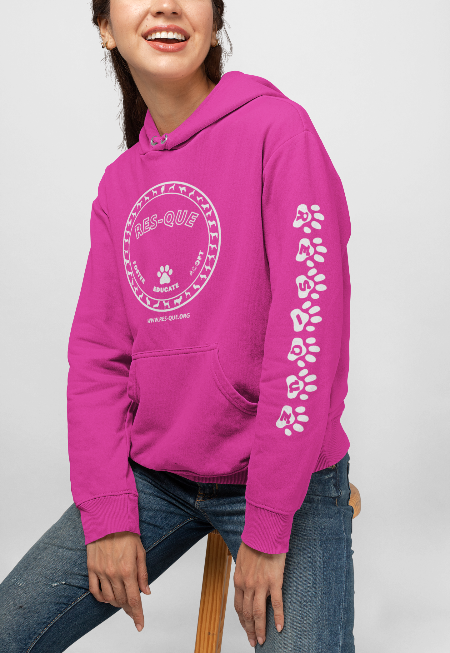 Res-que Sponge Fleece Pullover Hoodie (Available in several colors)