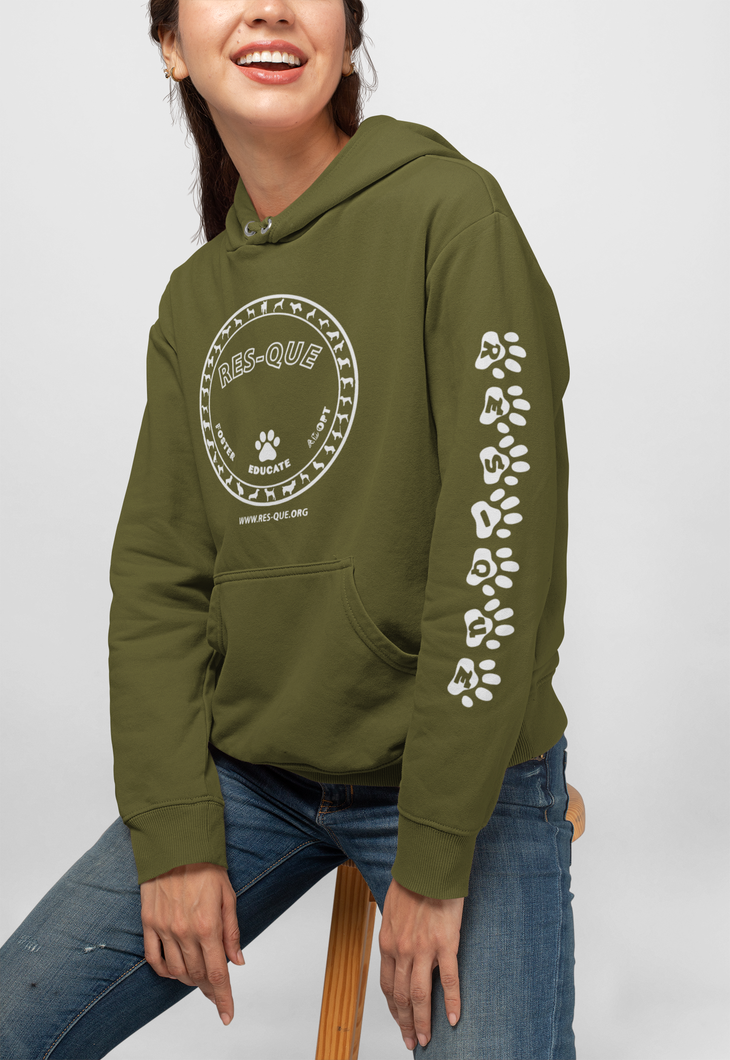 Res-que Sponge Fleece Pullover Hoodie (Available in several colors)