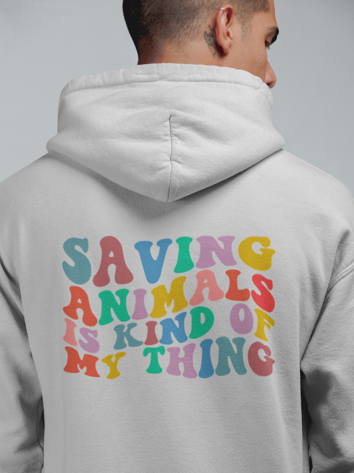 Saving Animals Zip Up Hoodie (available in several colors)