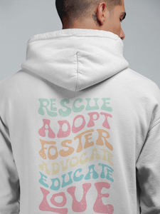 Adopt Zip Up Hoodie (available in several colors)