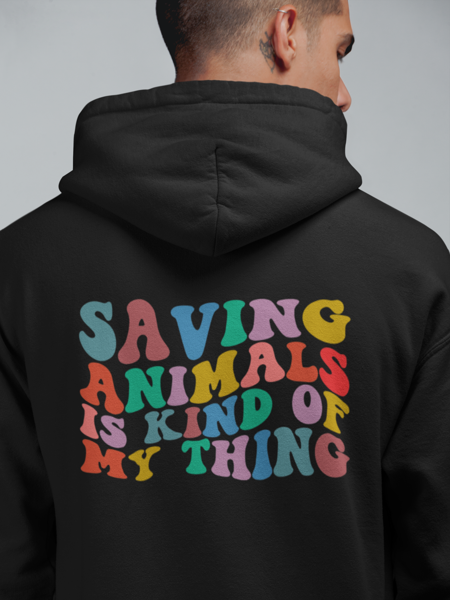 Saving Animals Zip Up Hoodie (available in several colors)