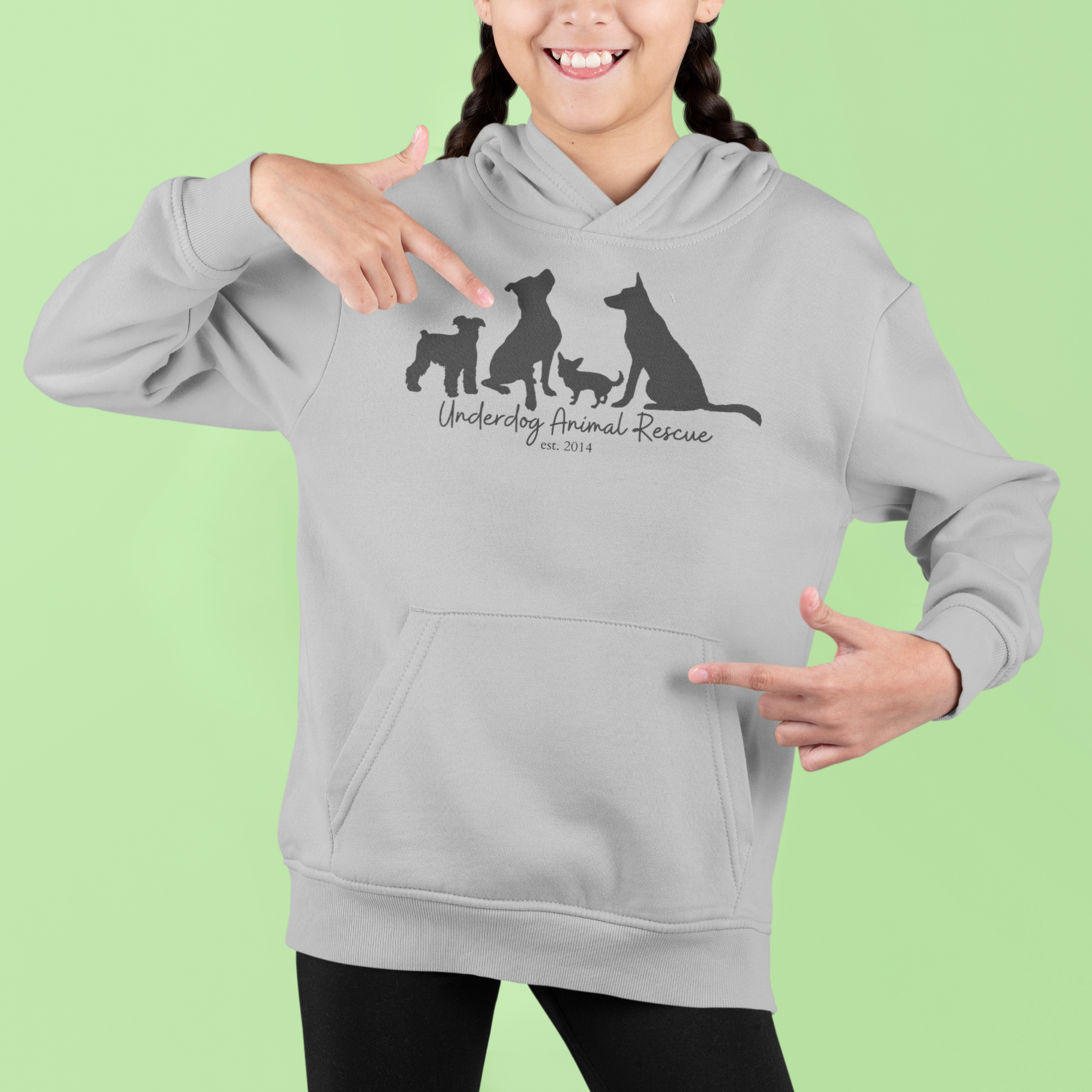 Underdog Silhouette Youth Hoodie