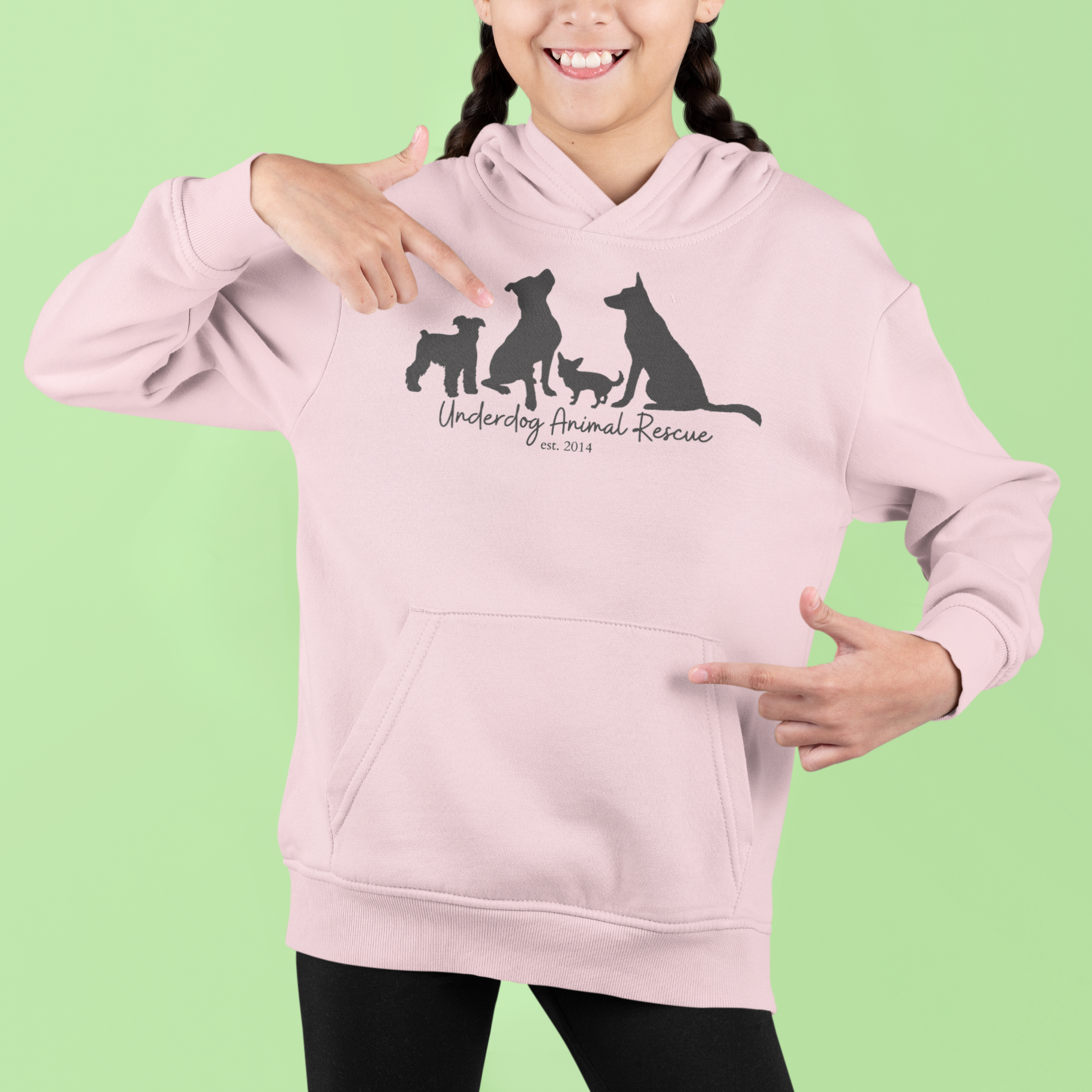 Underdog Silhouette Youth Hoodie